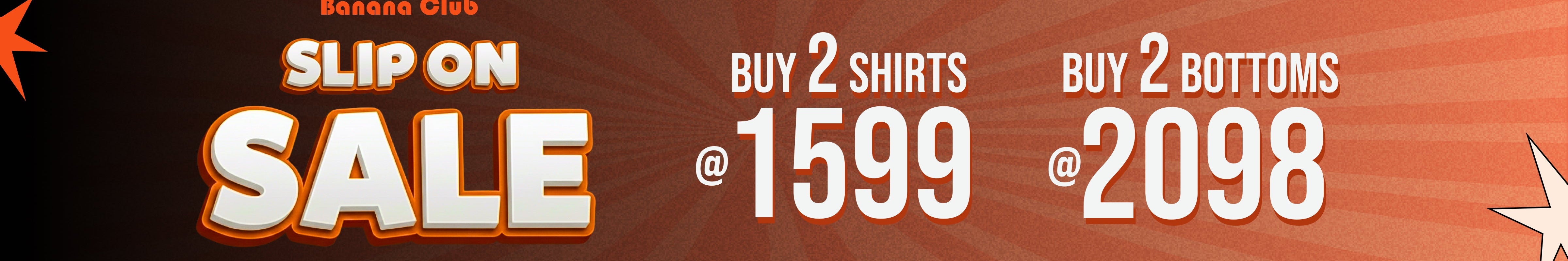 BUY ANY 2 TOPWEAR @1599