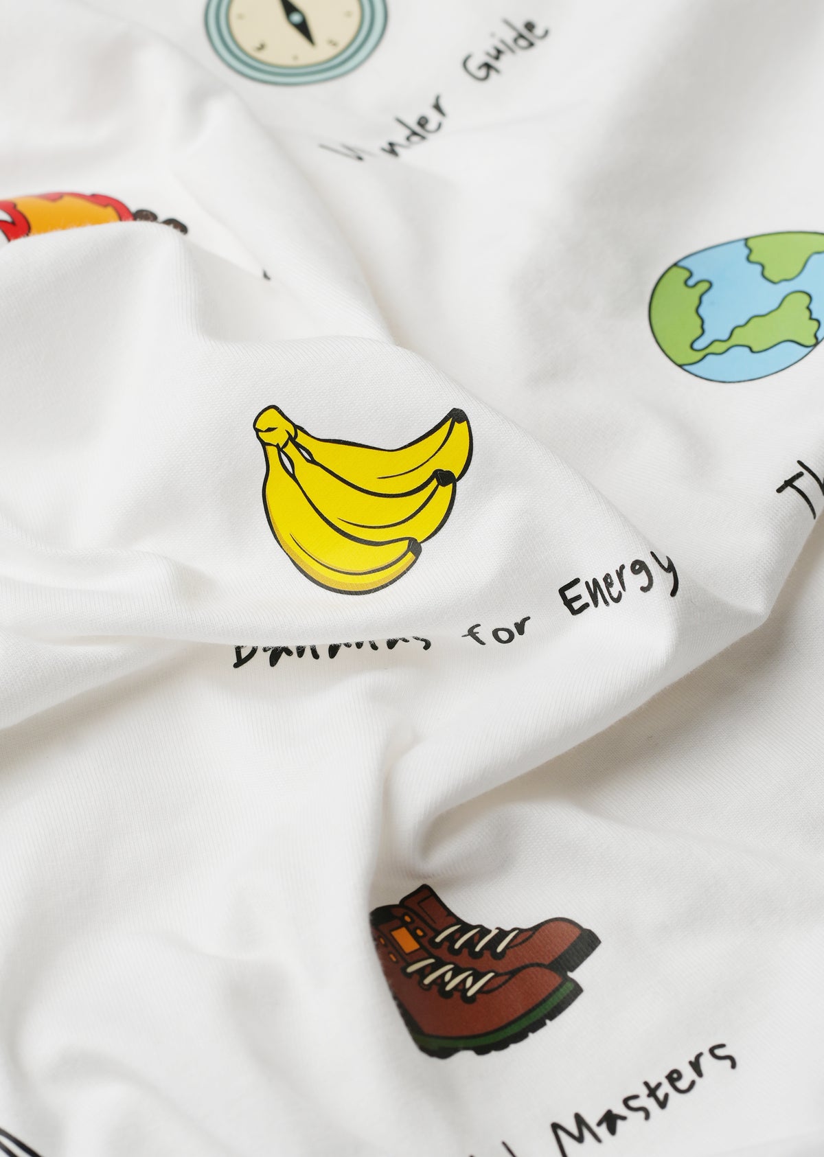 White Wander Essentials Graphic T-shirt