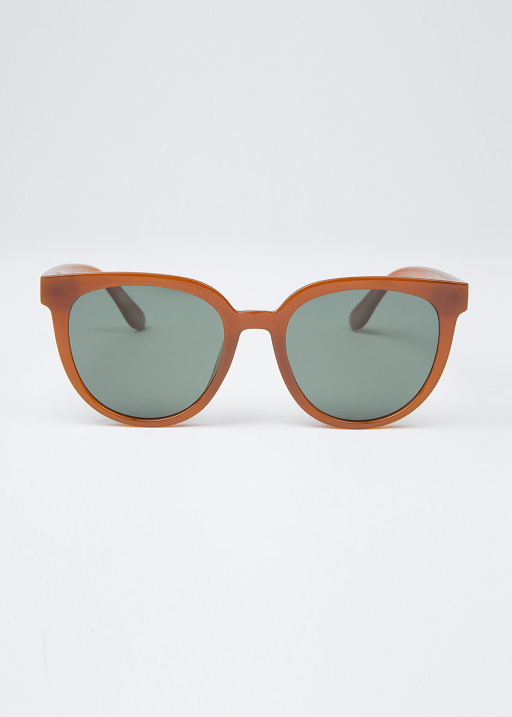 Caramel Cascade Unisex Oval Sunglasses