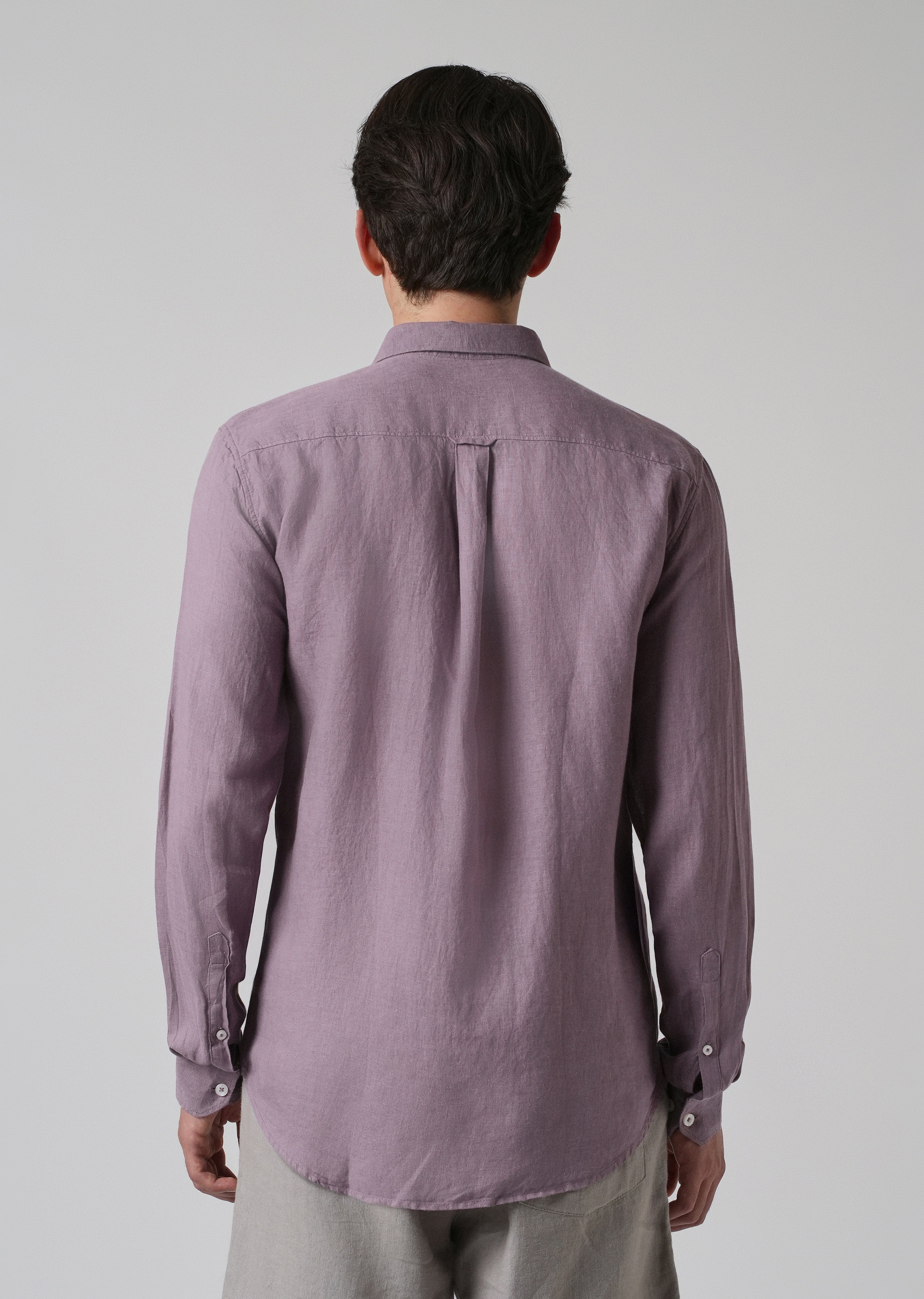 100% Pure Lavender Linen Shirt