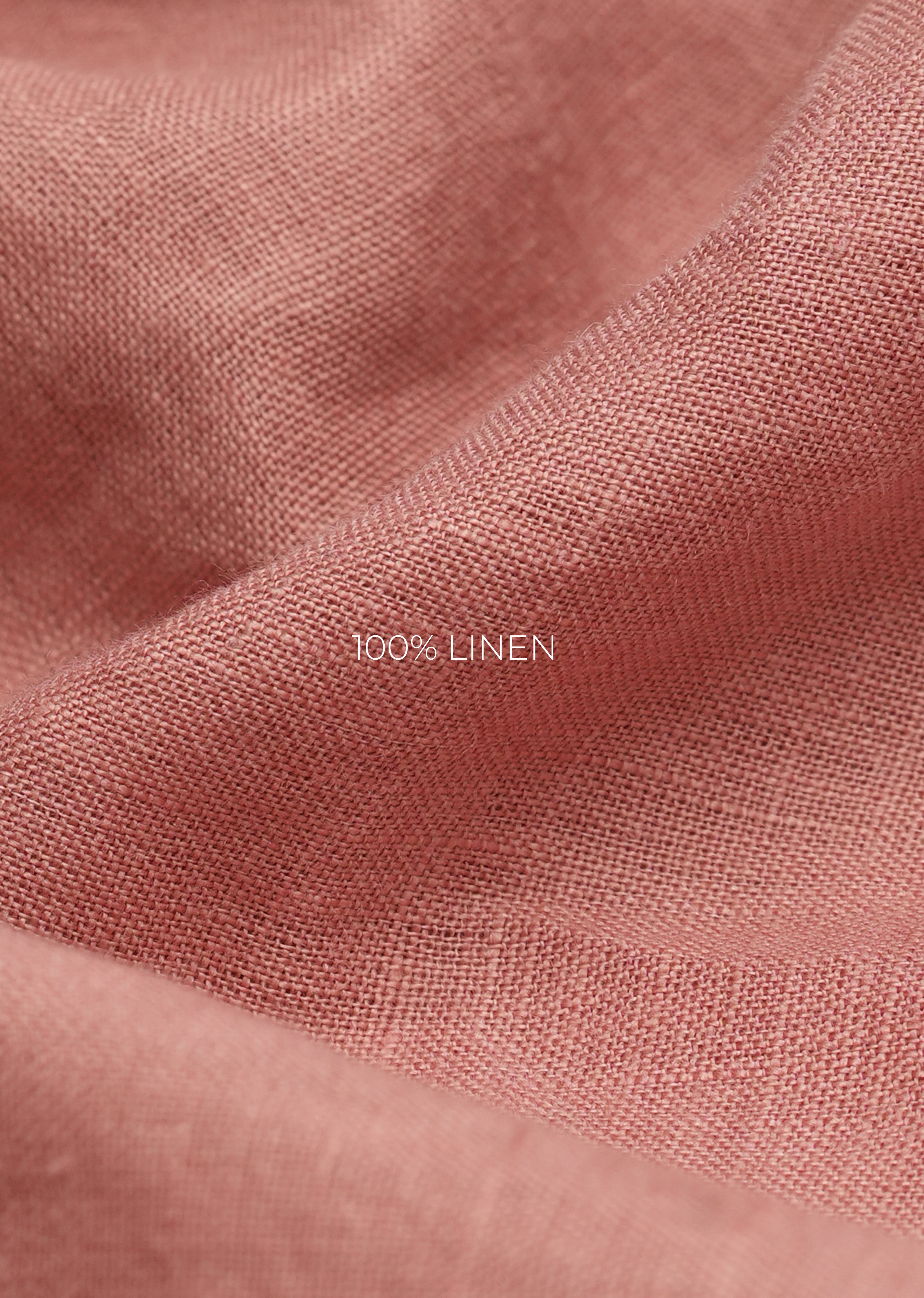 100% Pure Linen Peach Shirt