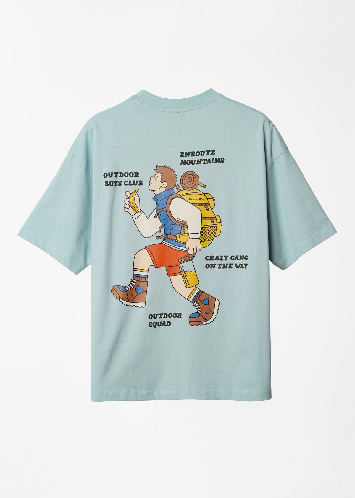 Sky Blue Explorer Graphic T-shirt