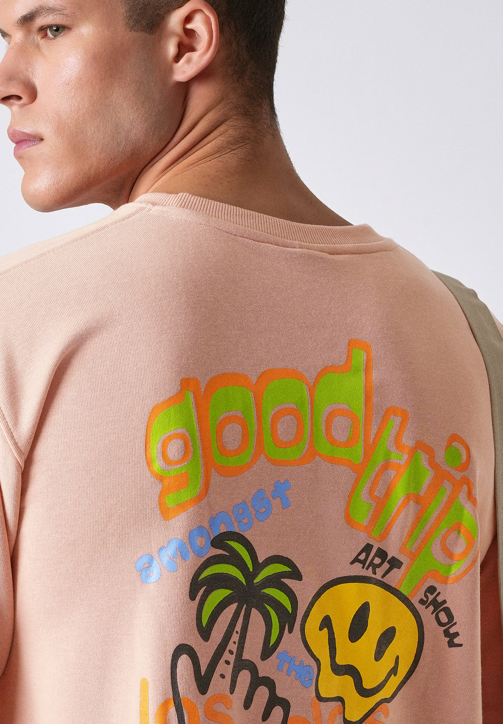 Peach Oversized T-shirt