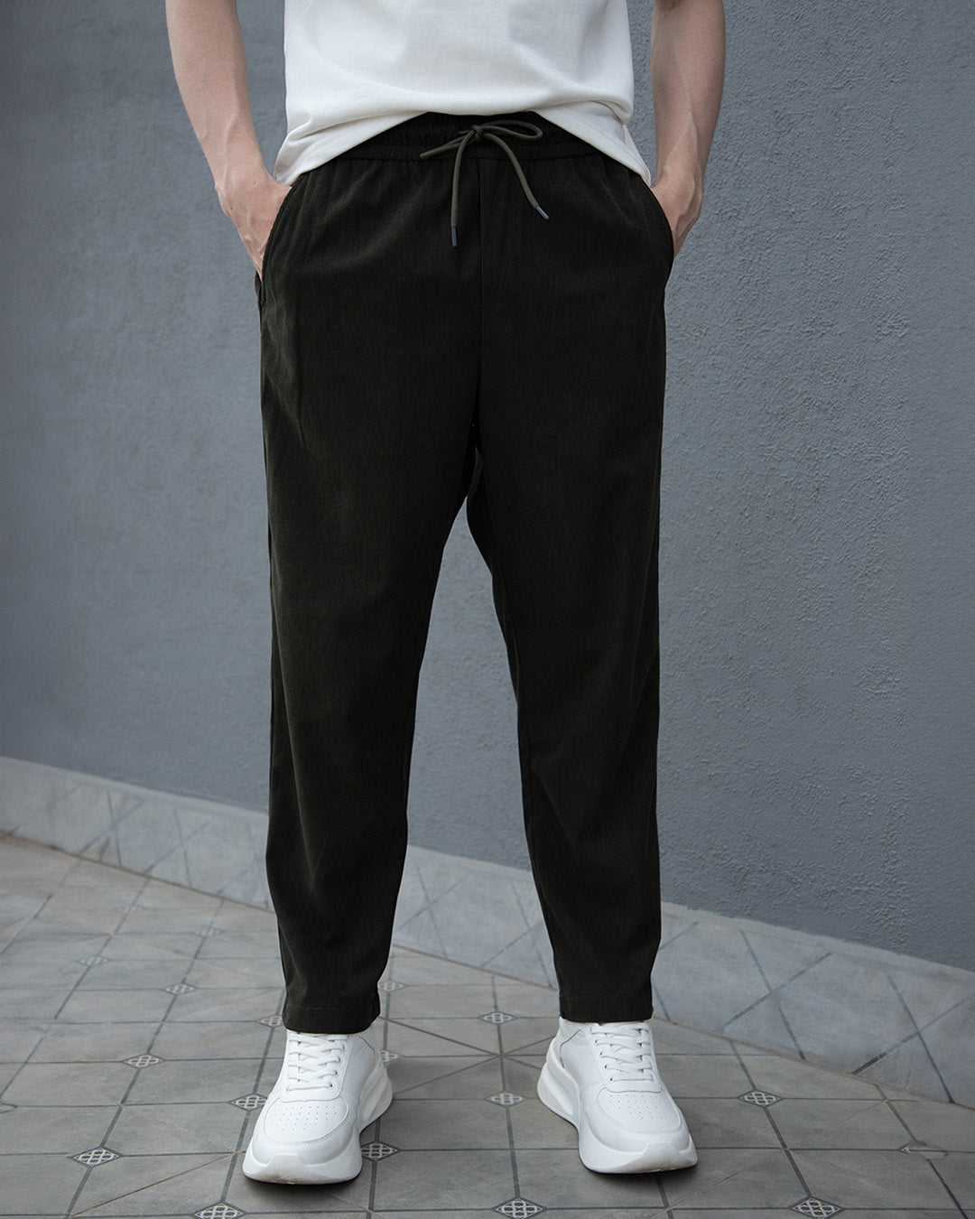 Moss Green Corduroy Pant