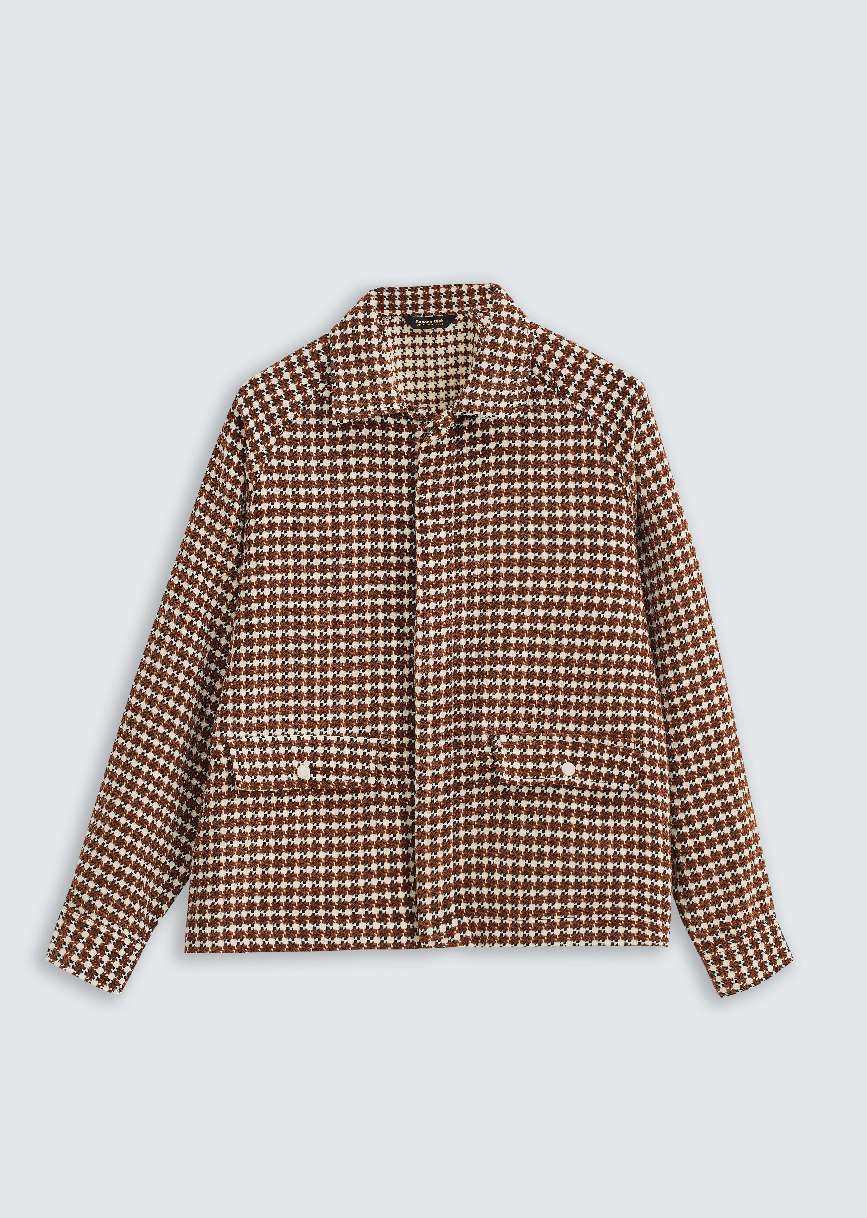 Classic Brown Houndstooth Shacket