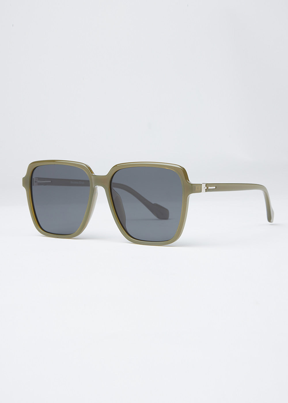 Olive Unisex Square Sunglasses