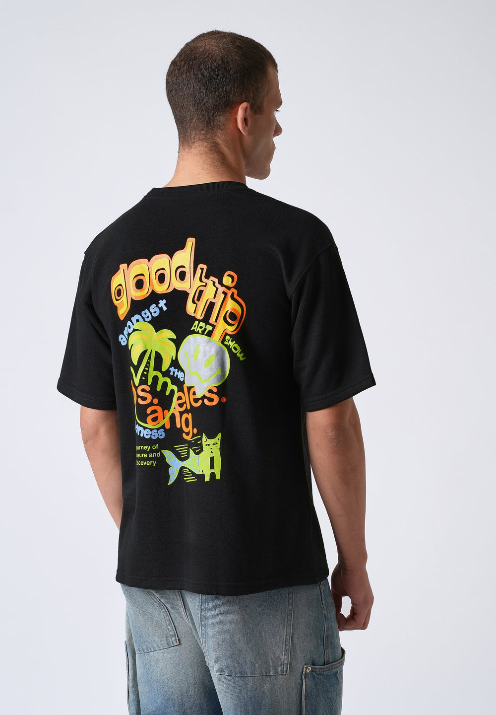 Sable Black Oversized T-shirt