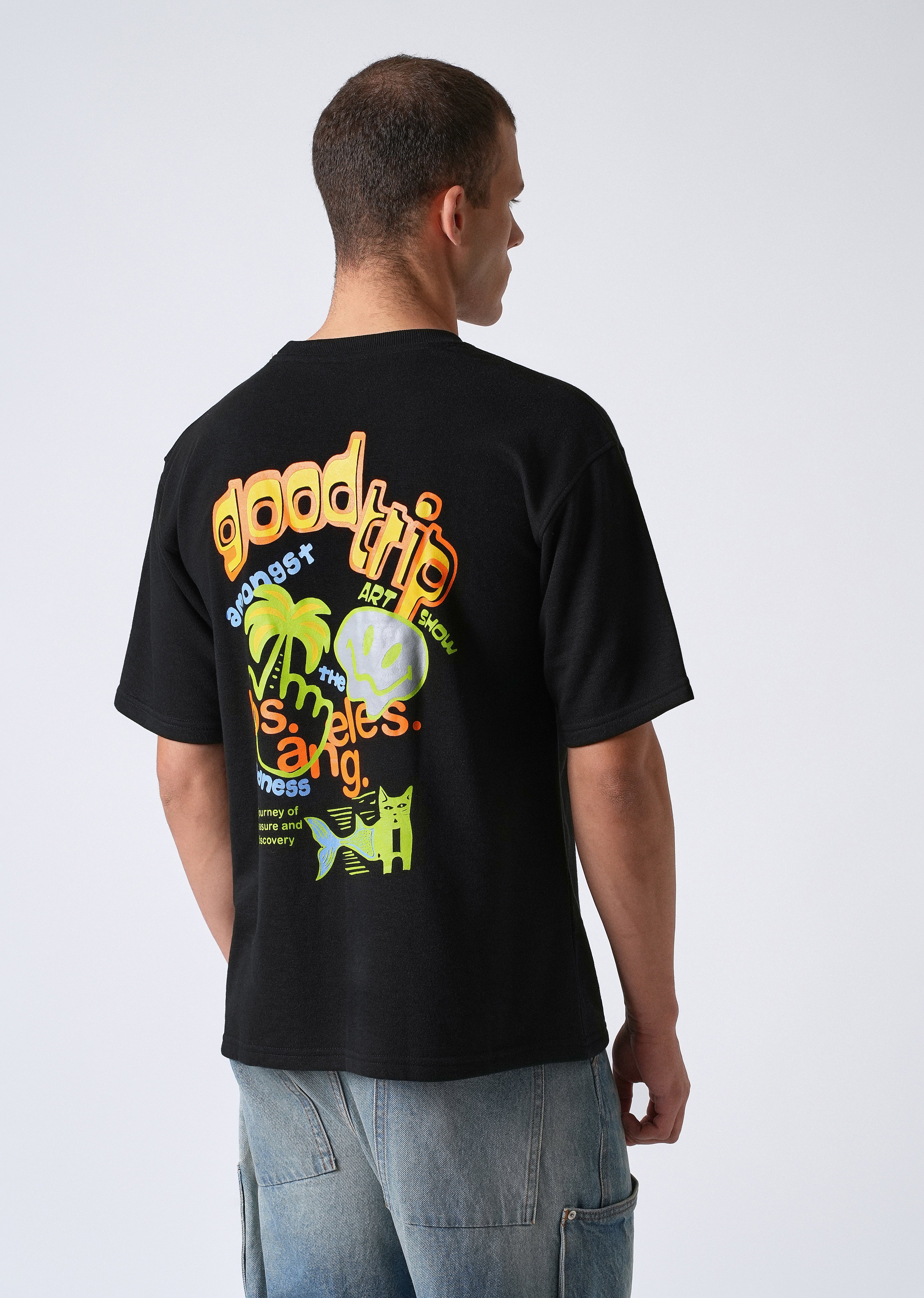 Sable Black Oversized T-shirt