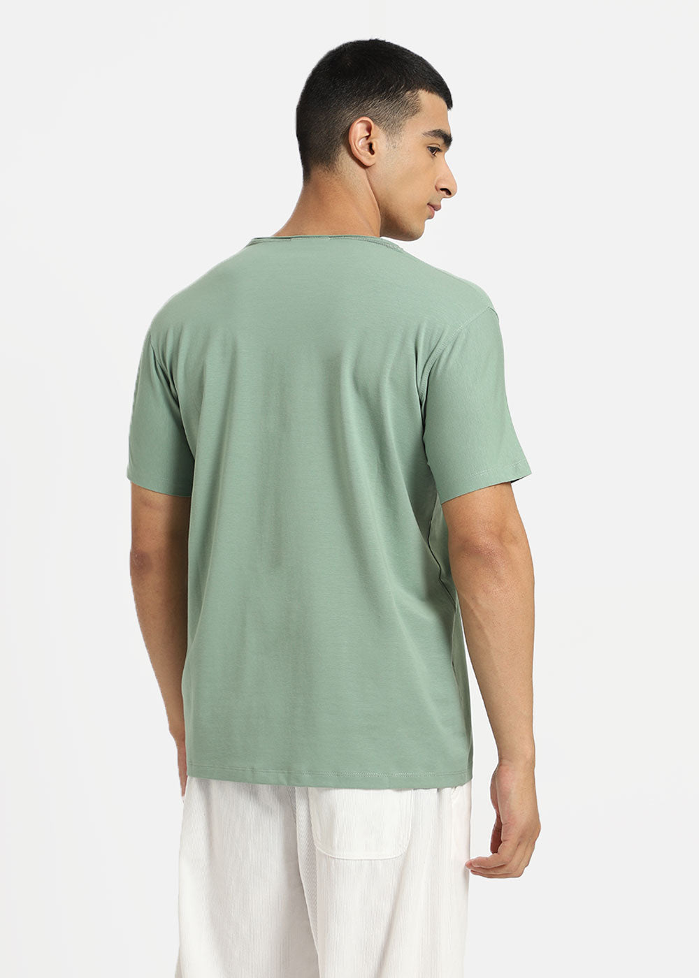 Sea Green Crew neck T-shirt