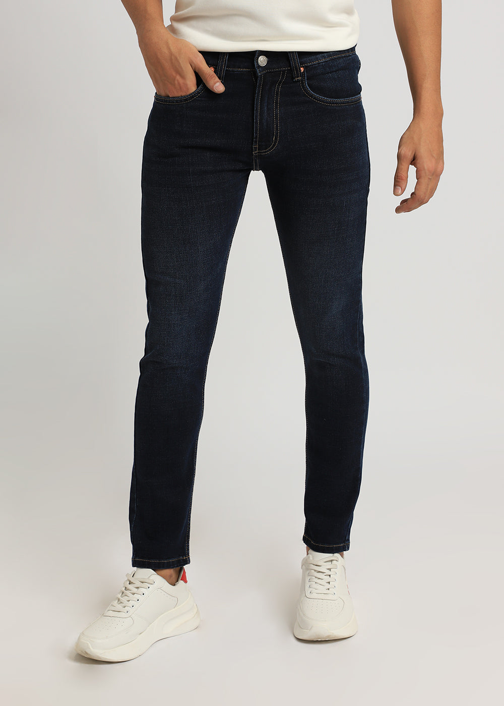 Zeel Blue Slim fit Jeans