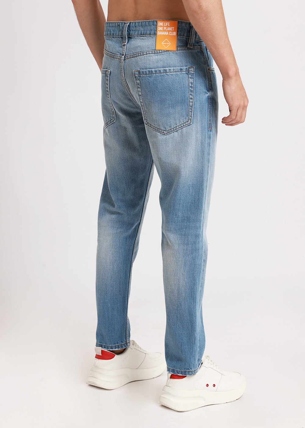 Sea Blue Slim fit Jeans