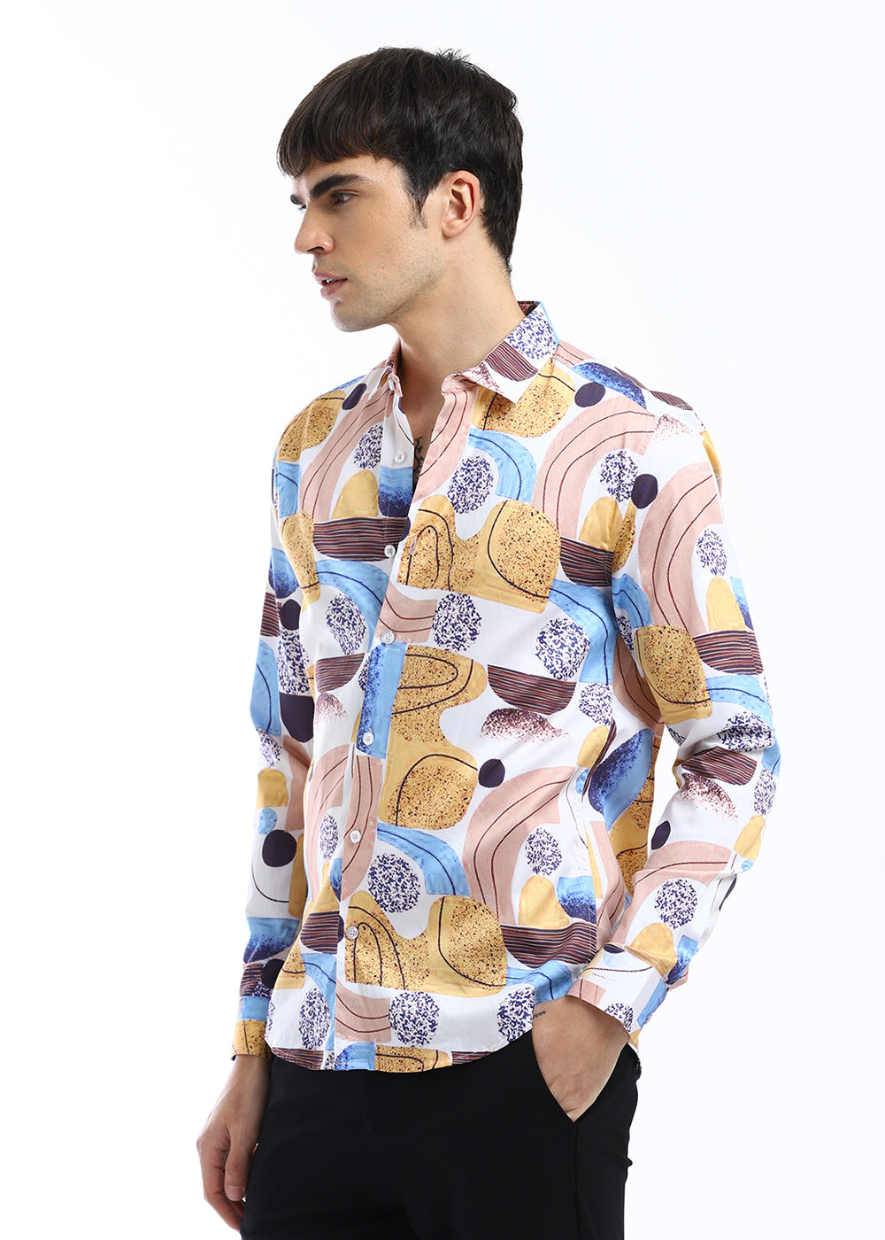 Illusive Abstract Print Shirt