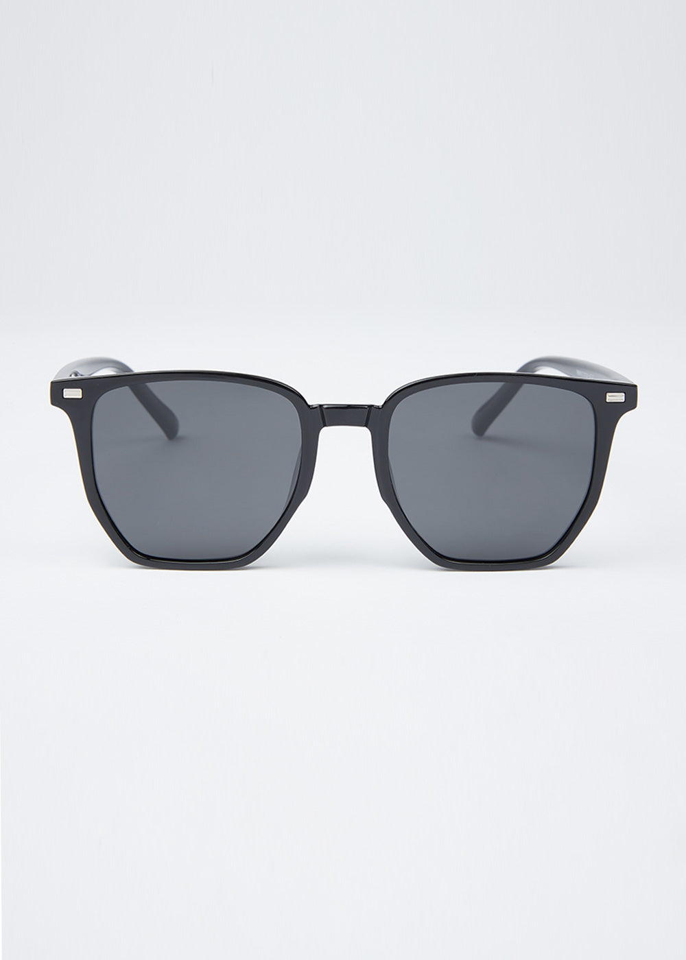 Jet Noir Unisex Square Sunglasses
