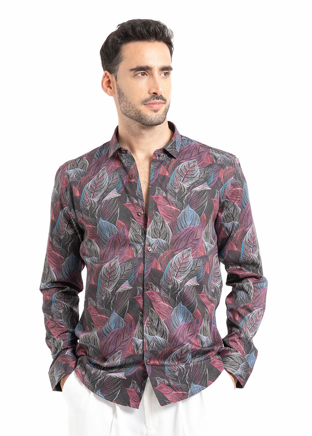 Clematis Floral Print Shirt