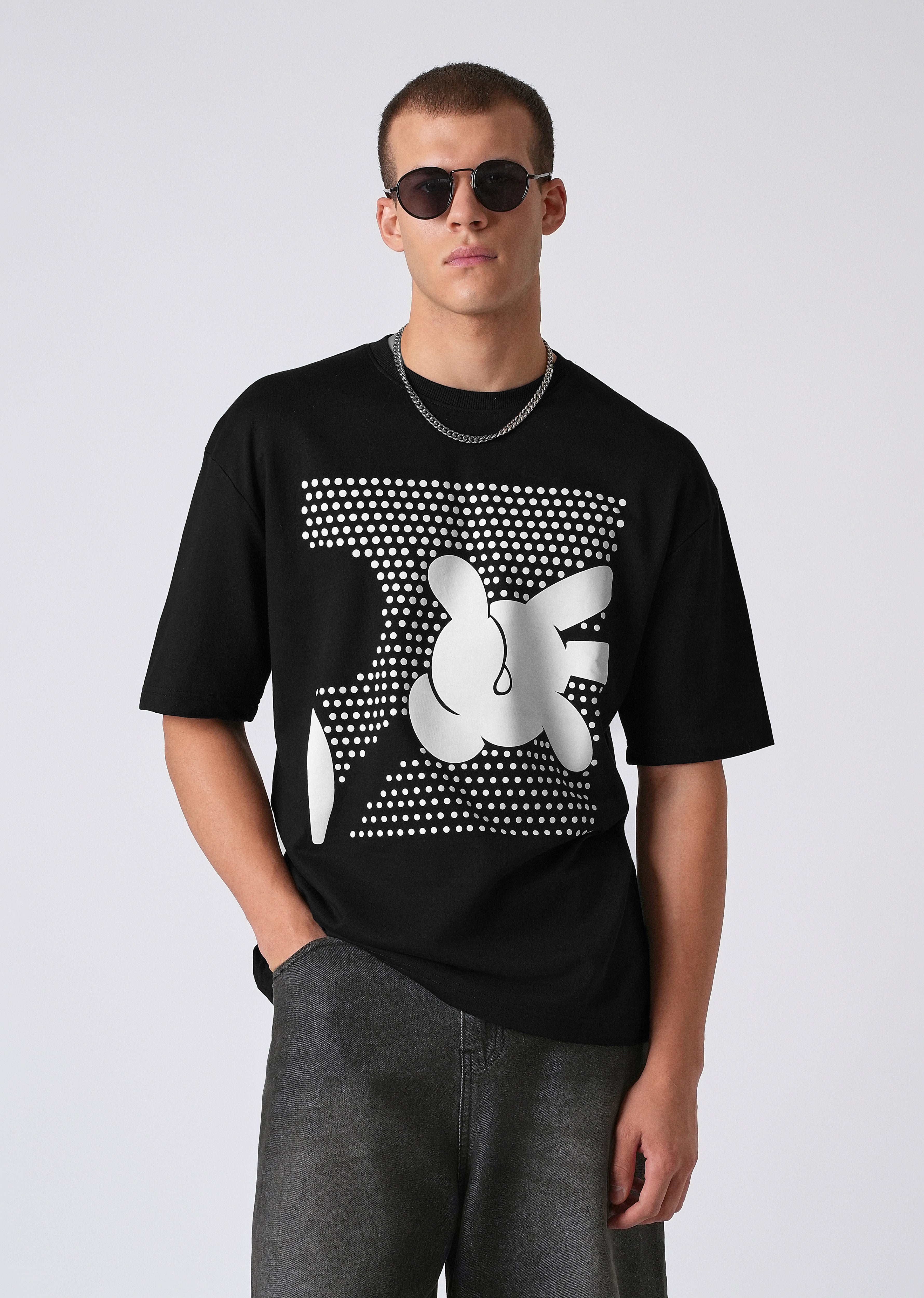 Black Oversized T-shirt