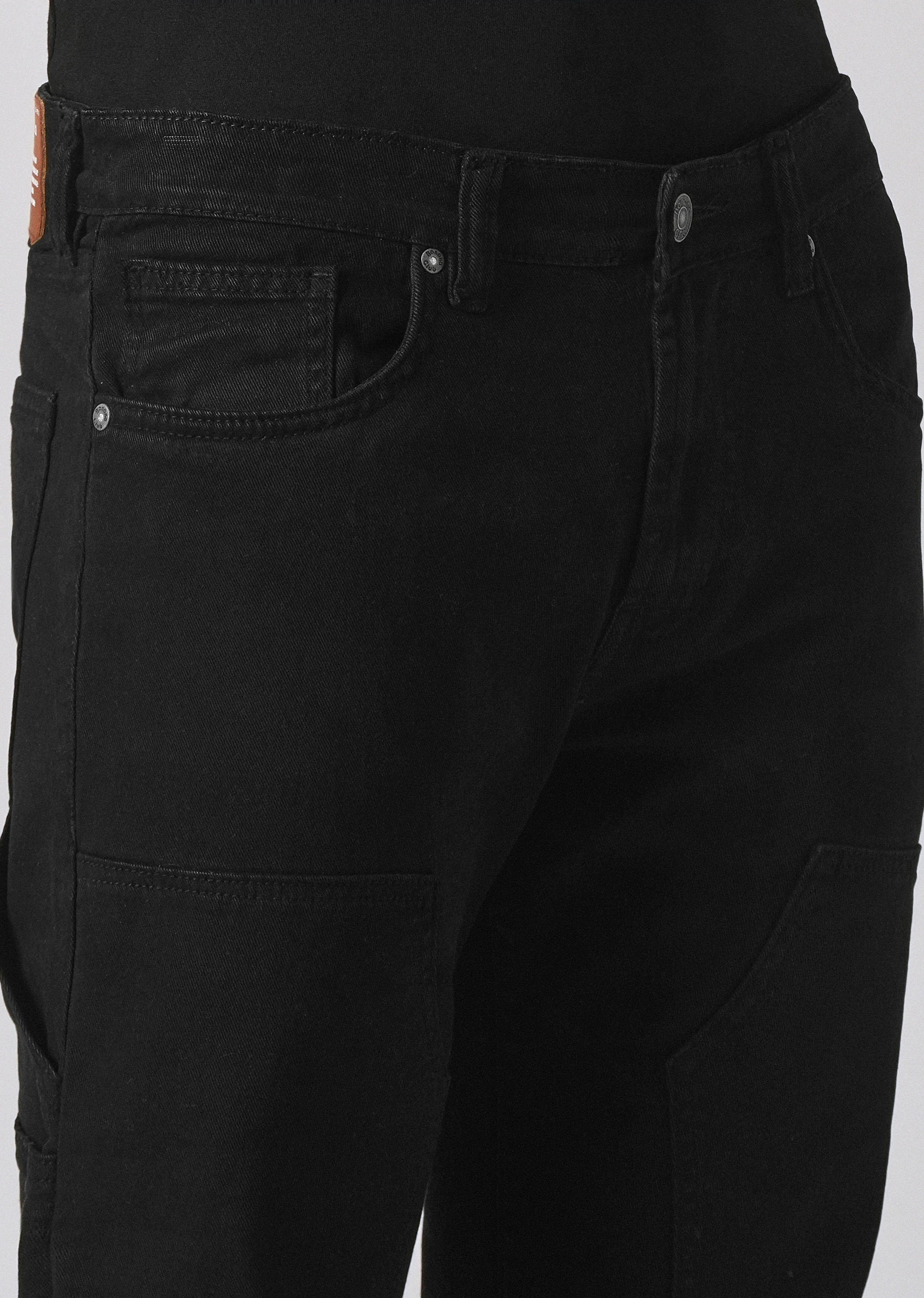 Black Cargo Denim