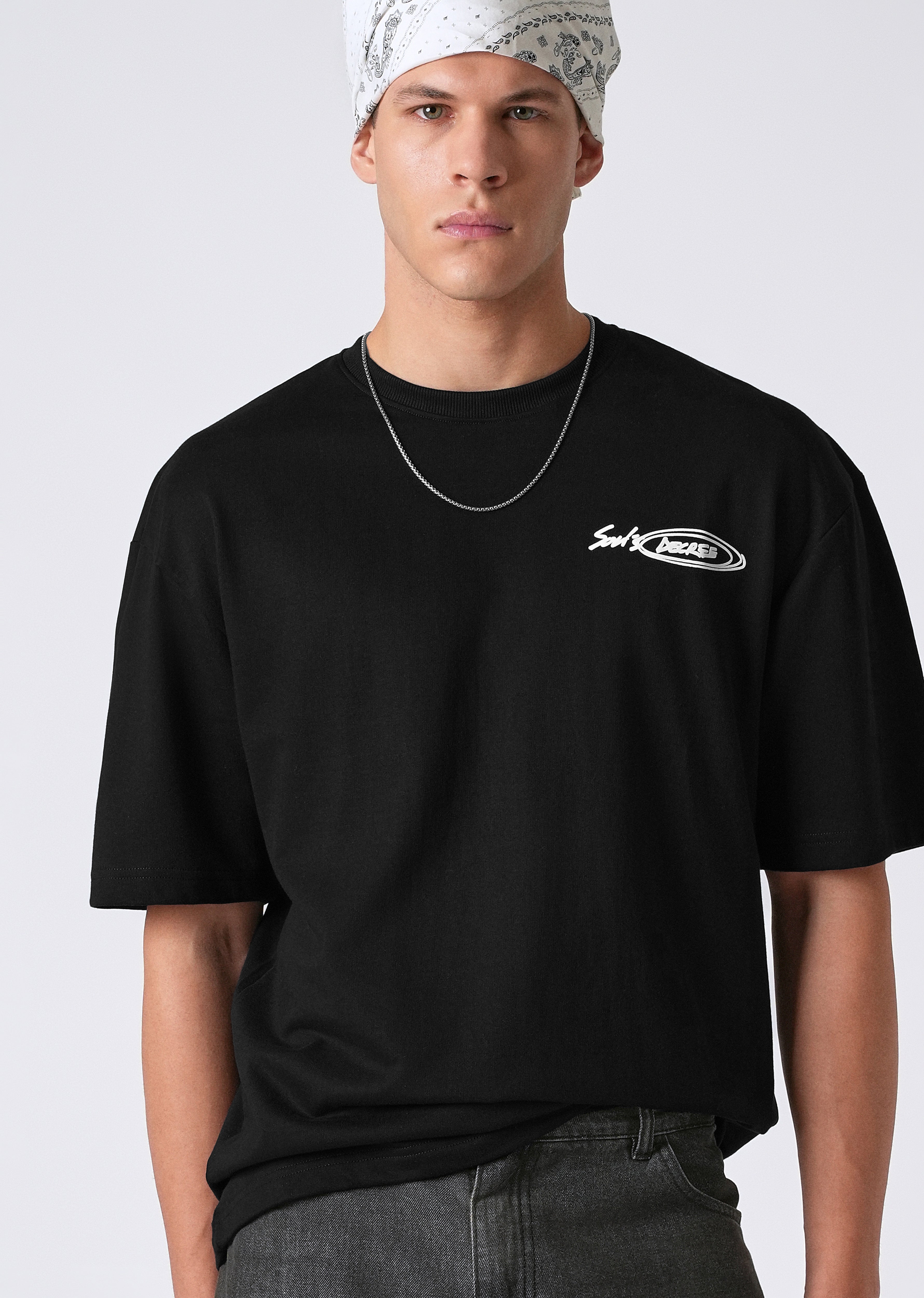 Charcoal Black Oversized T-shirt