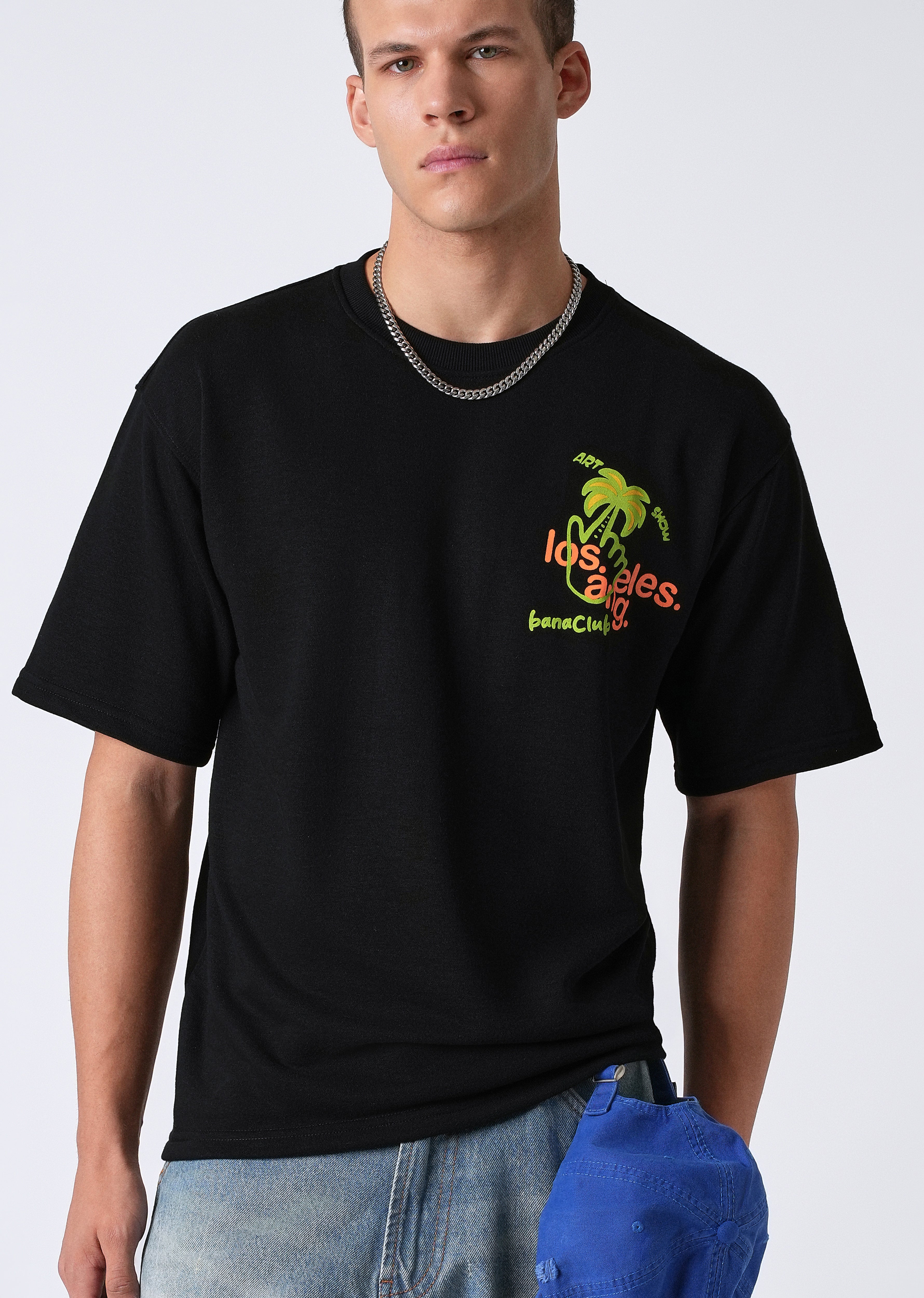 Sable Black Oversized T-shirt