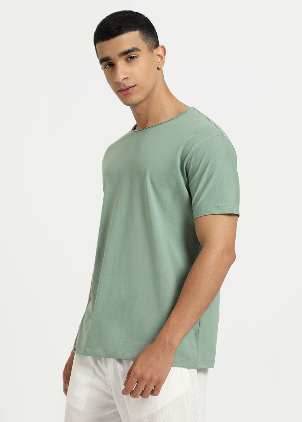 Sea Green Crew neck T-shirt