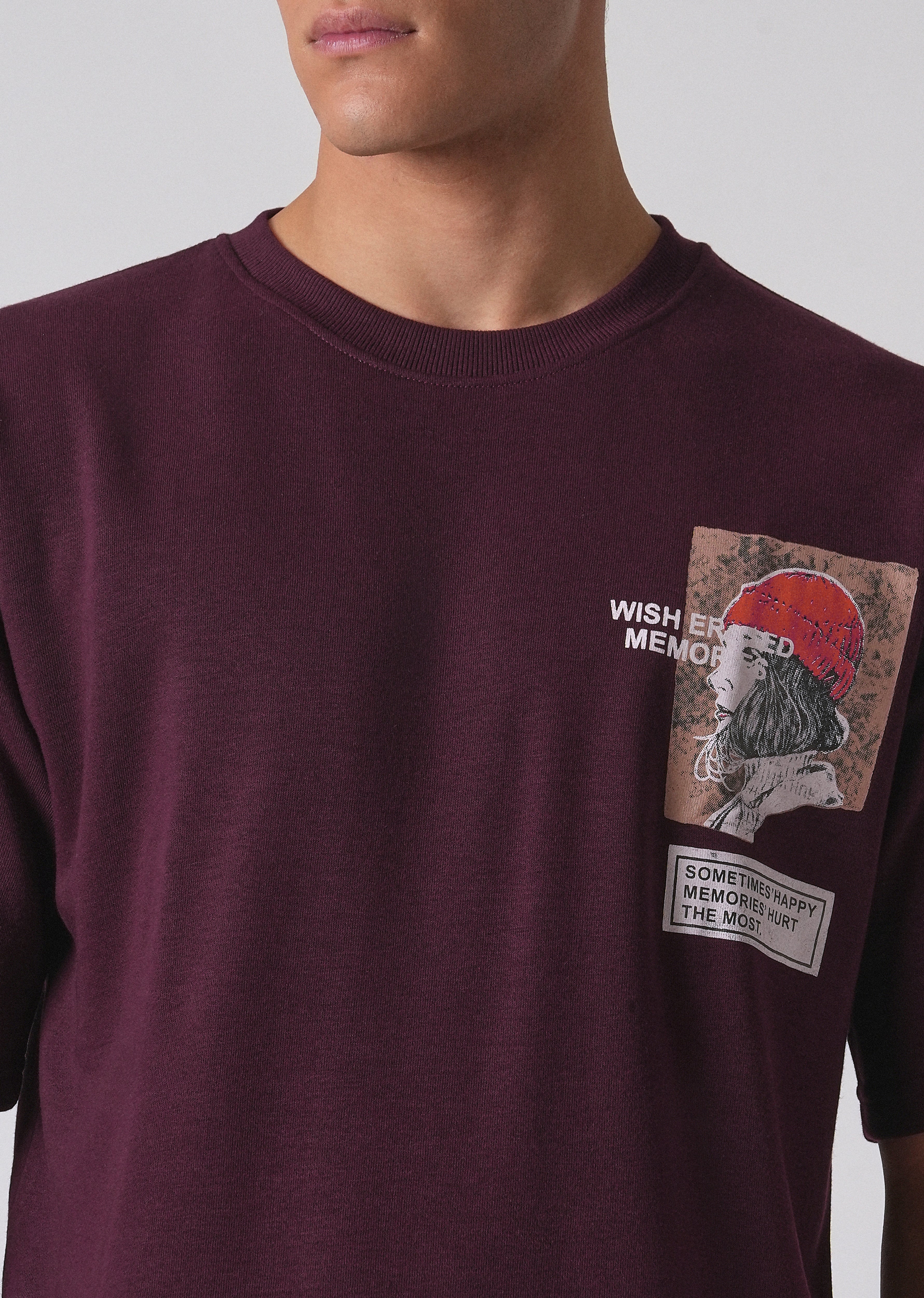 Mahogany Oversized T-shirt