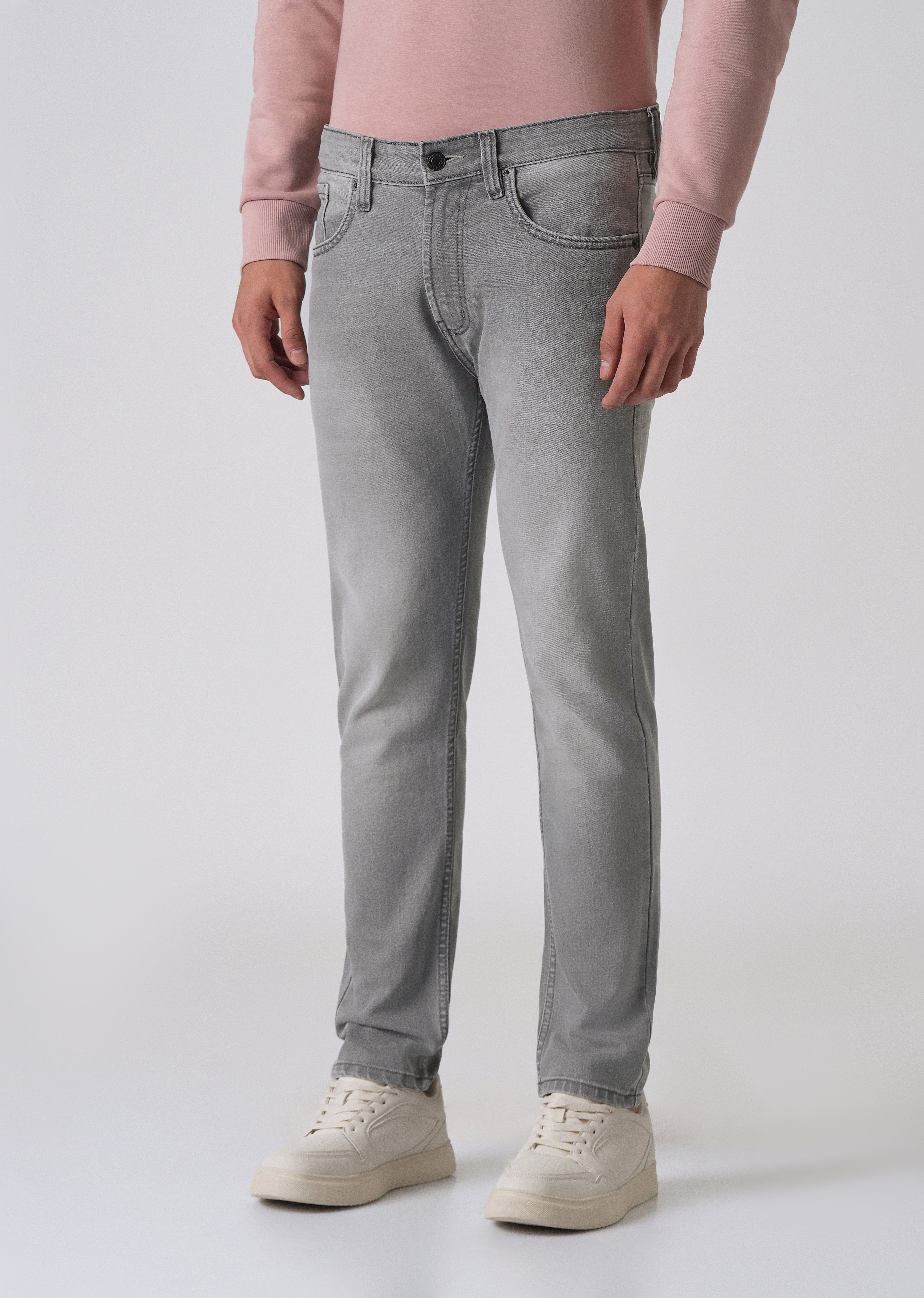 Aura Gray Slim fit Jeans