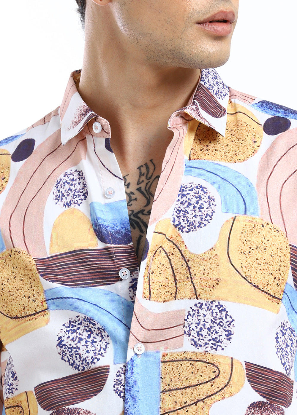 Illusive Abstract Print Shirt