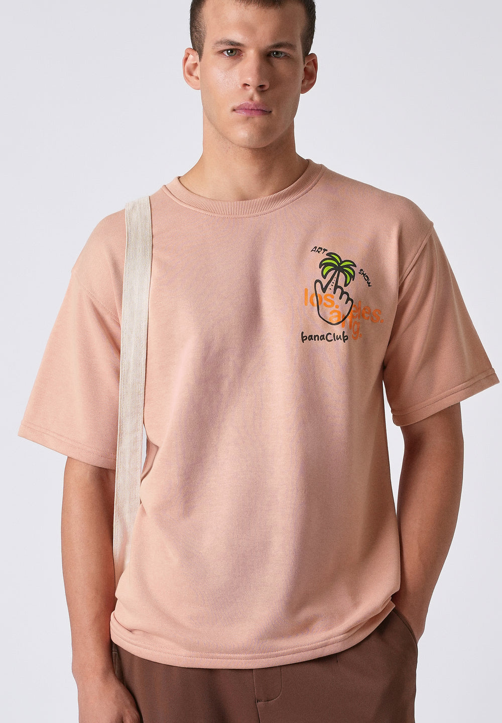 Peach Oversized T-shirt