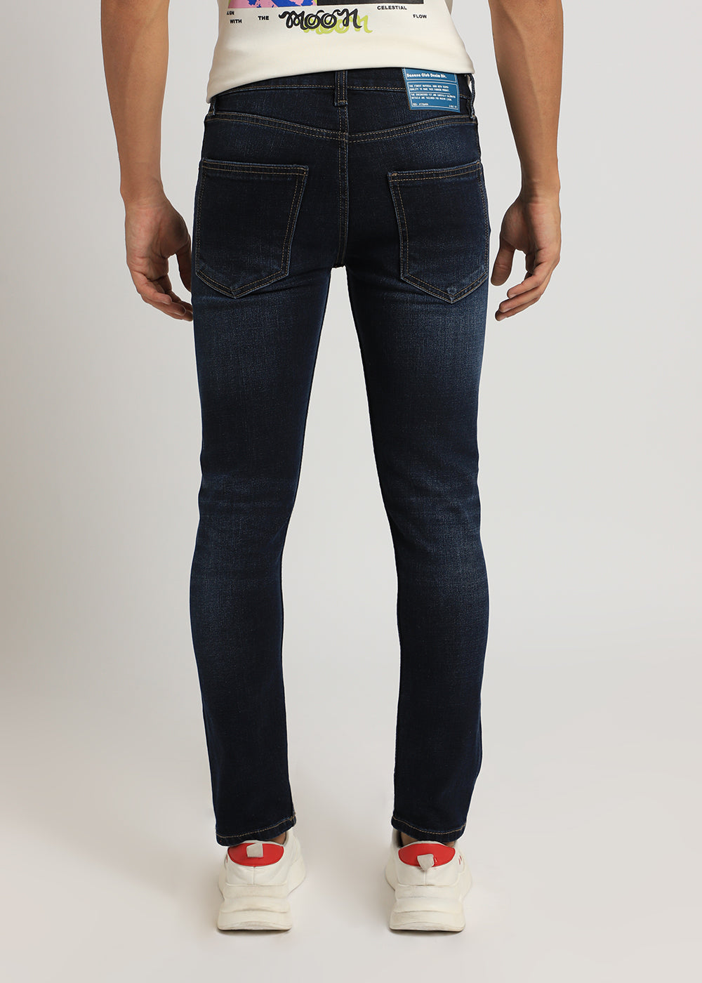 Zeel Blue Slim fit Jeans