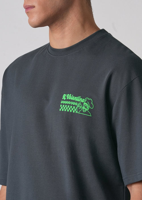 Graphic Novel Black Oversized T-shirt