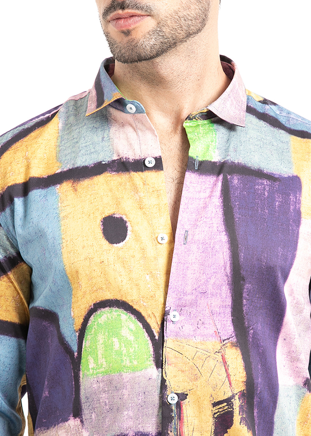 Stylish Multicoloured Printed Shirt