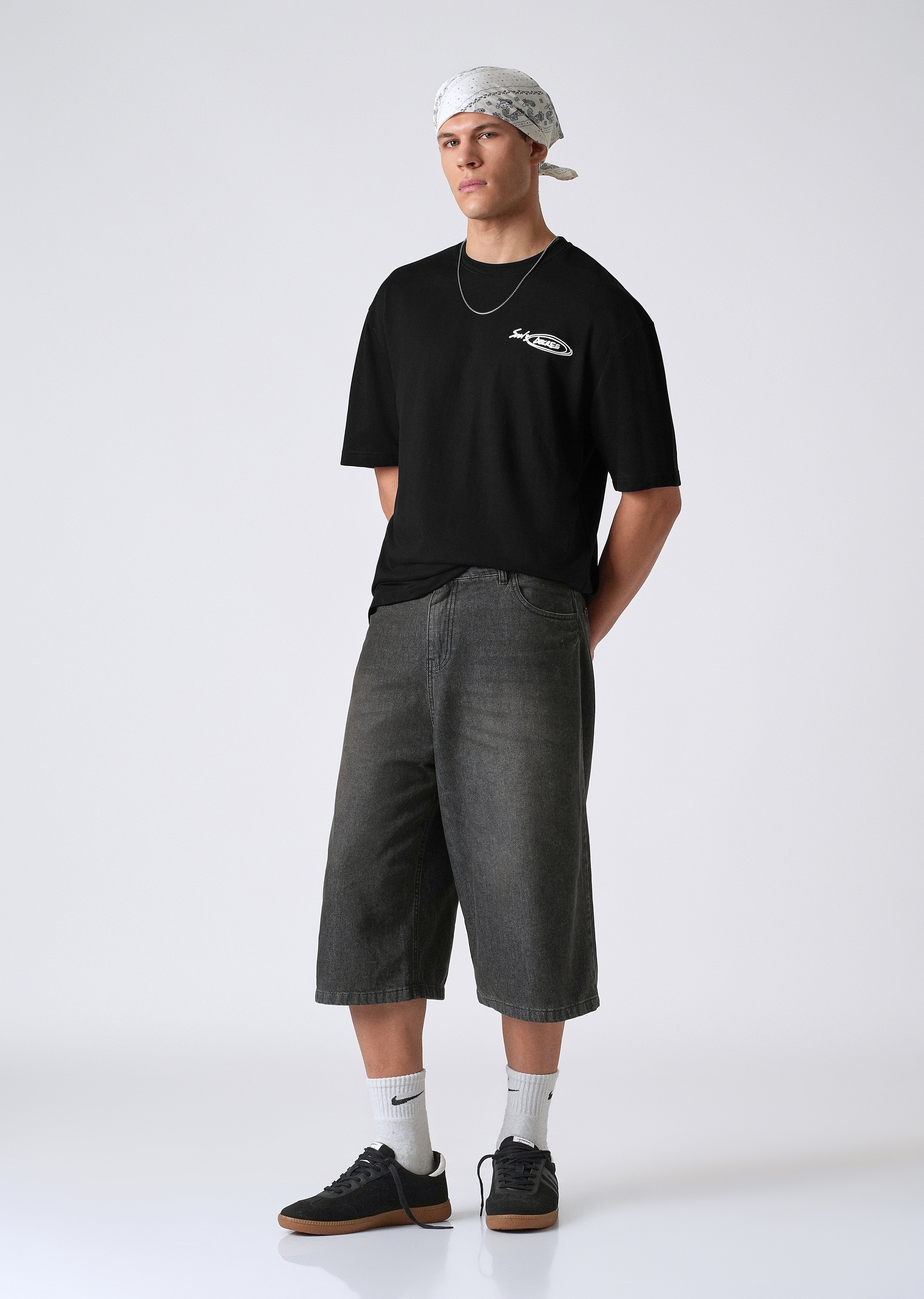 Charcoal Black Oversized T-shirt