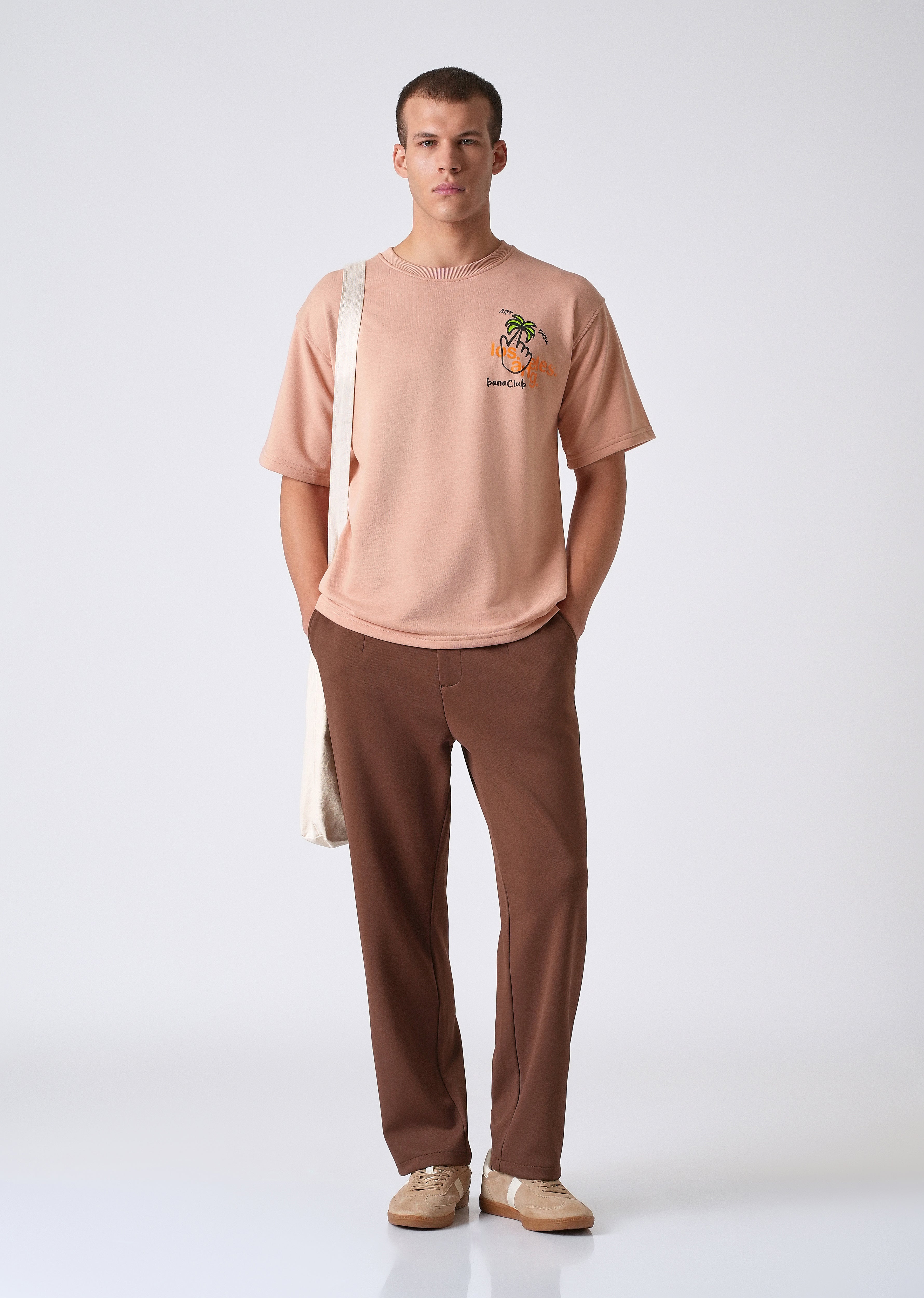 Peach Oversized T-shirt