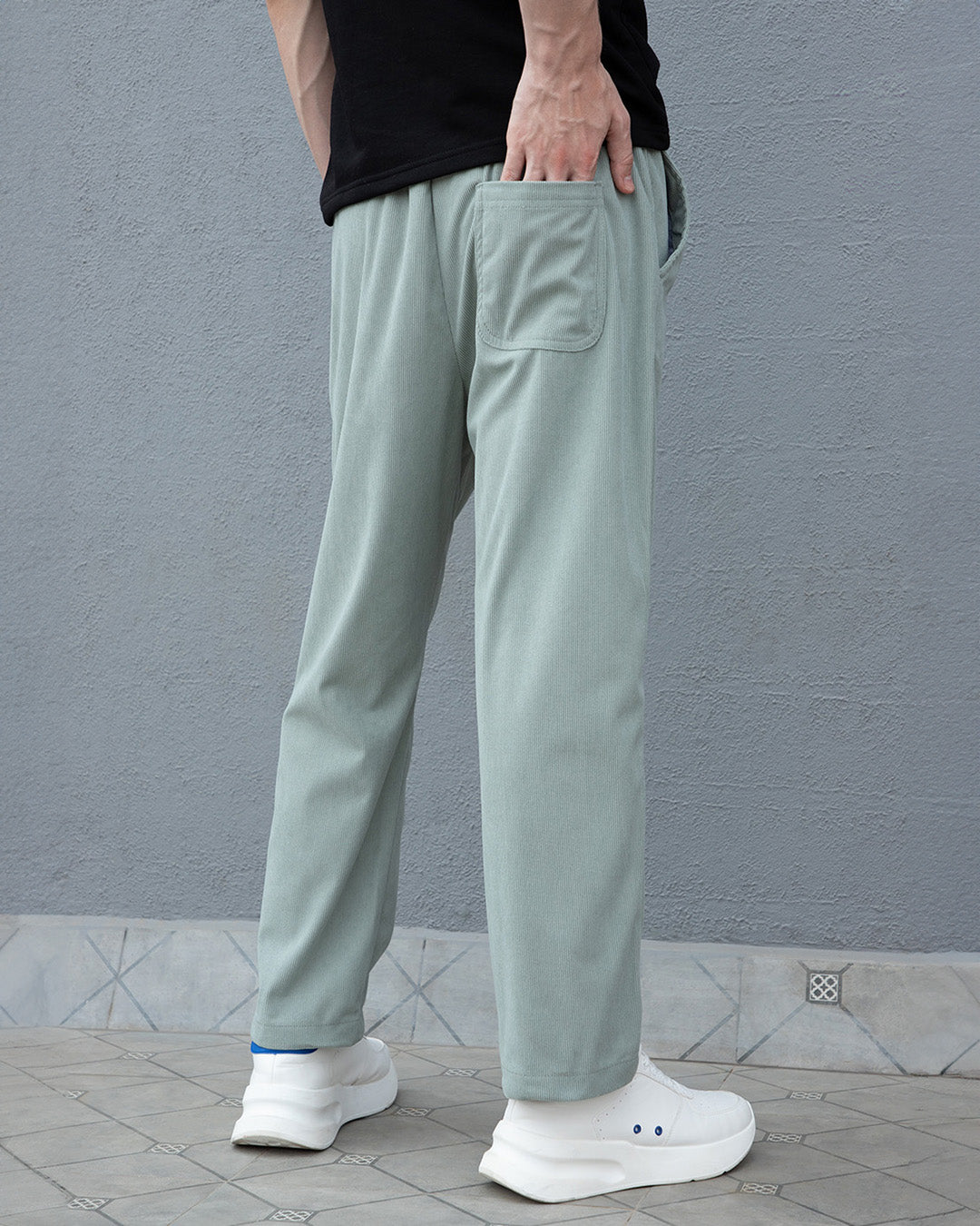 Seafoam Green Corduroy Pant