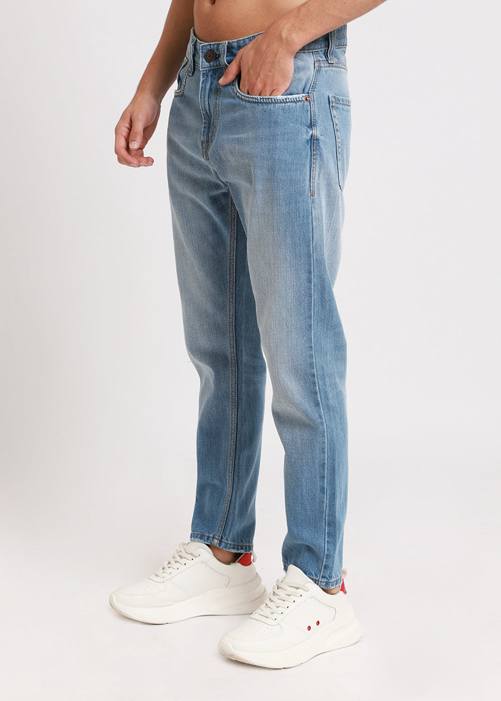Sea Blue Slim fit Jeans