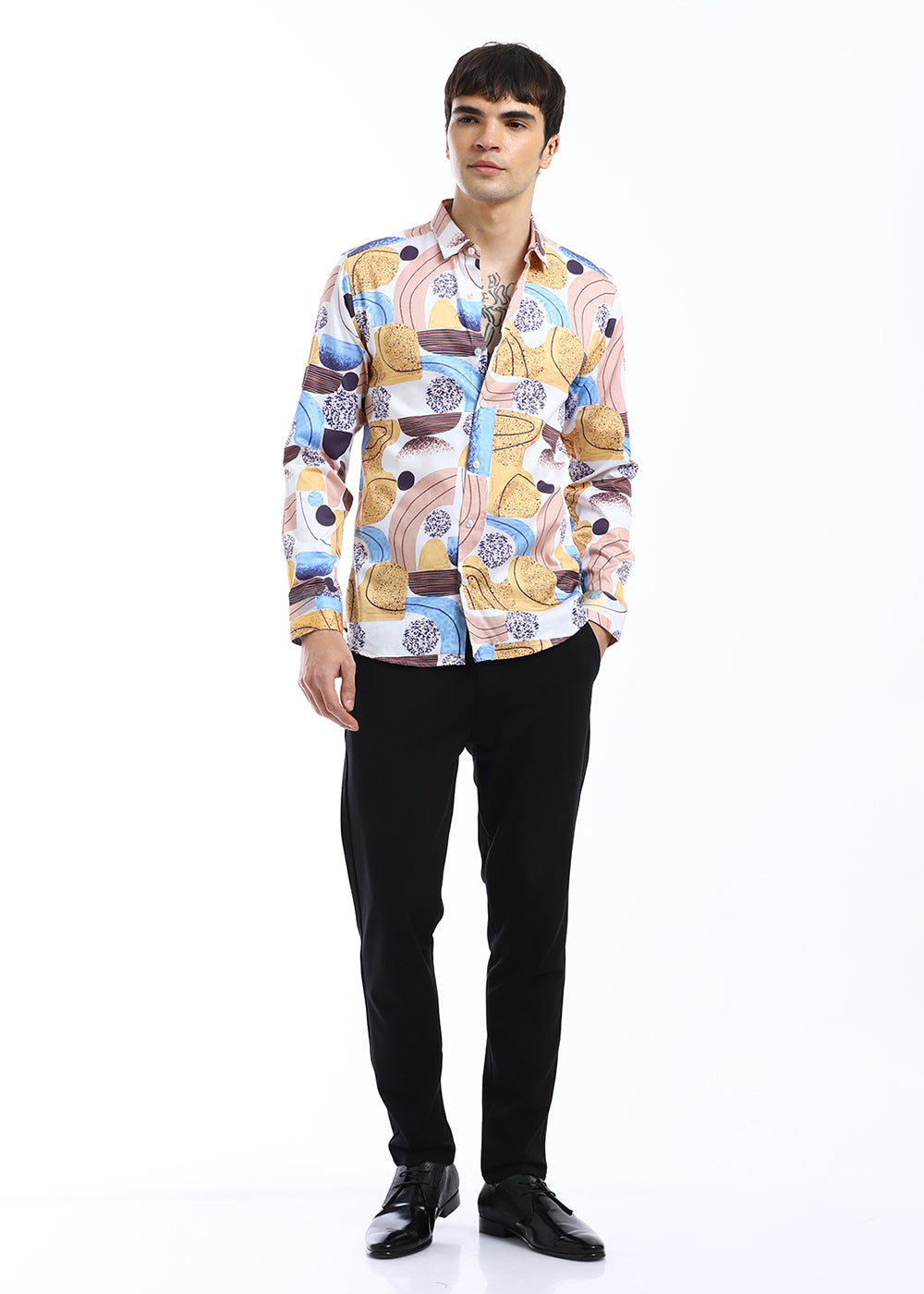 Illusive Abstract Print Shirt
