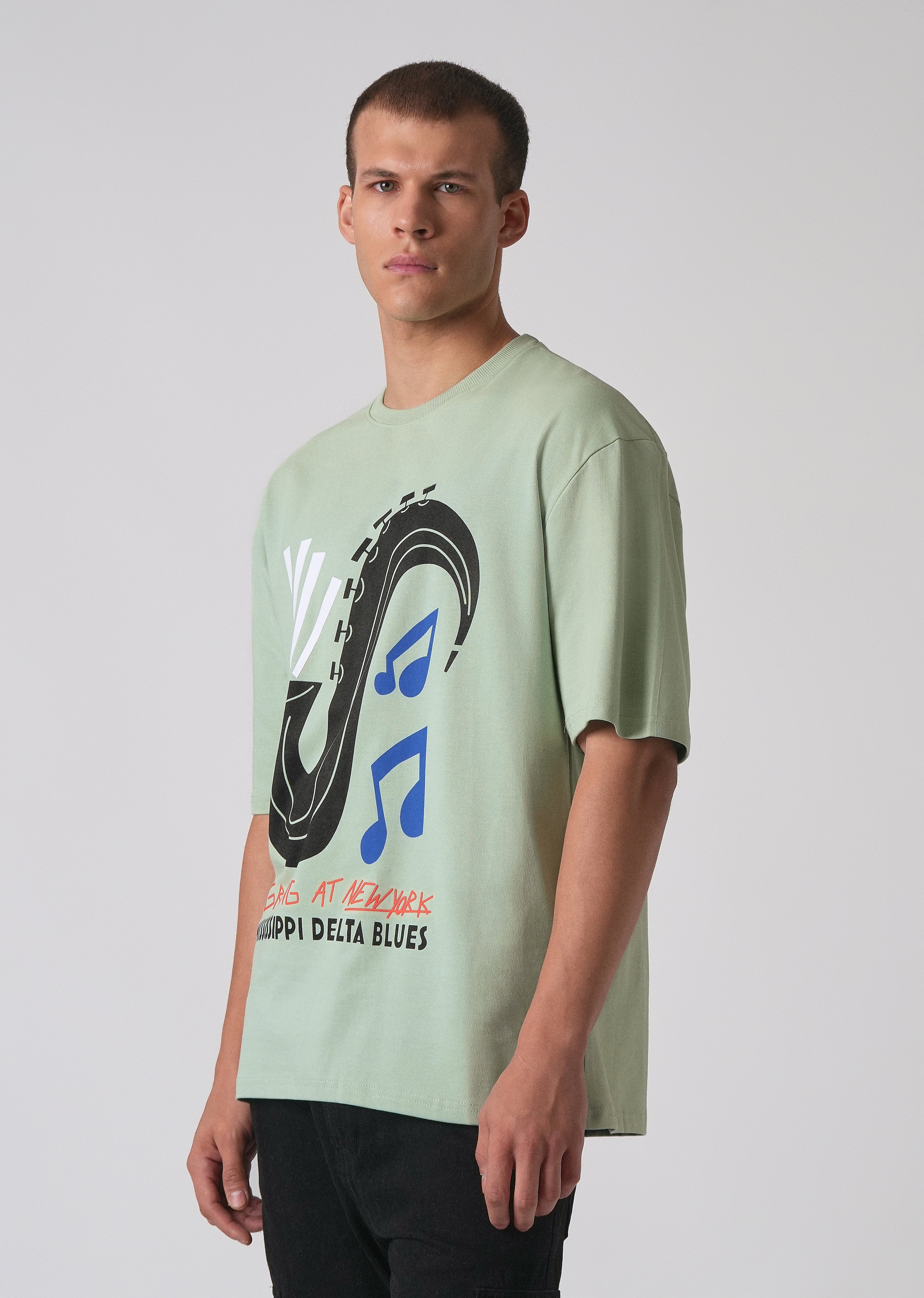 Mint Green Oversized T-shirt