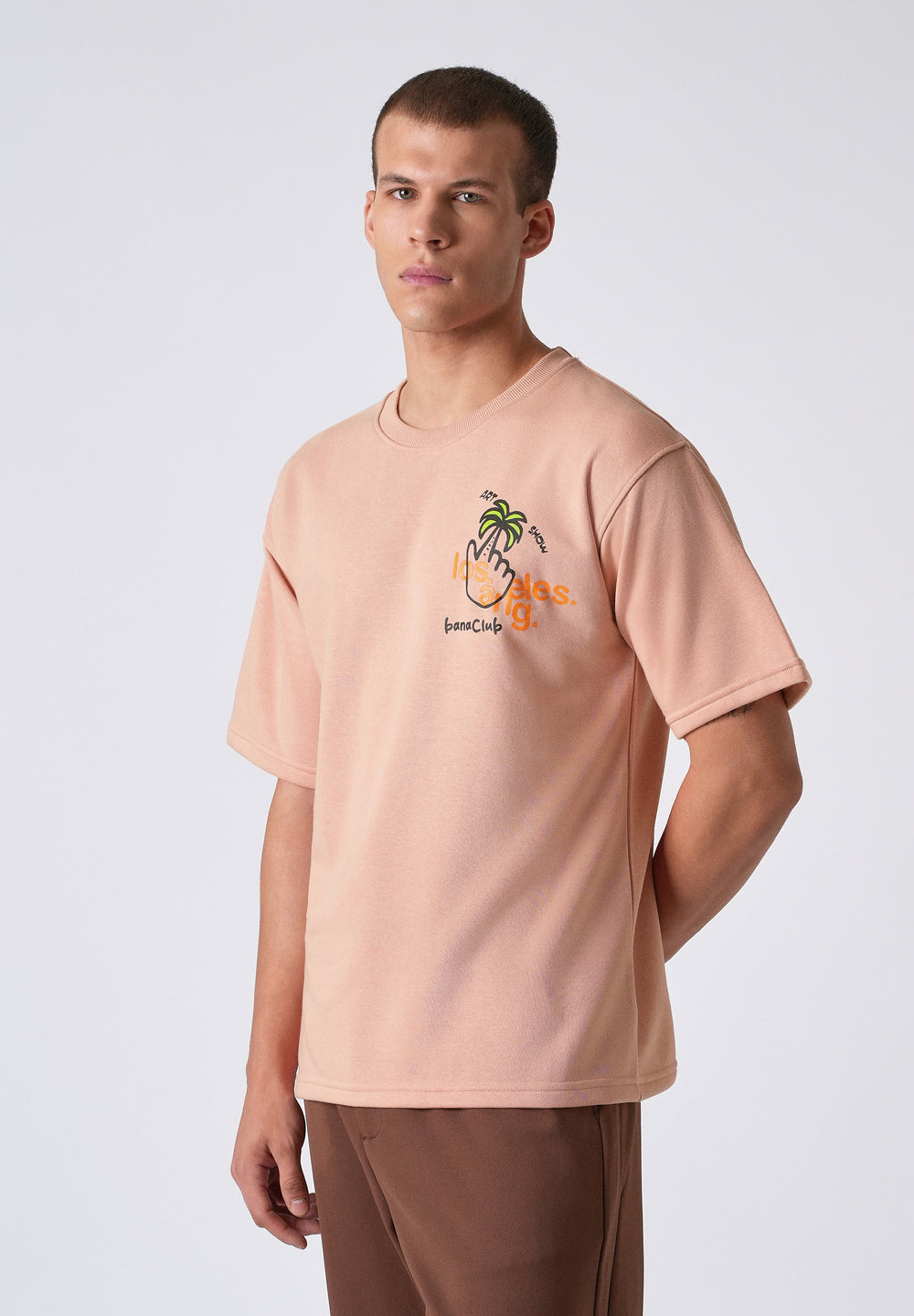 Peach Oversized T-shirt