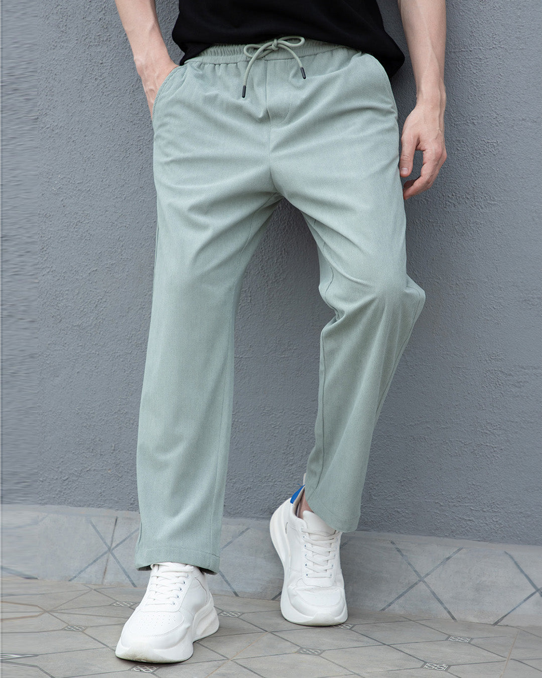 Seafoam Green Corduroy Pant