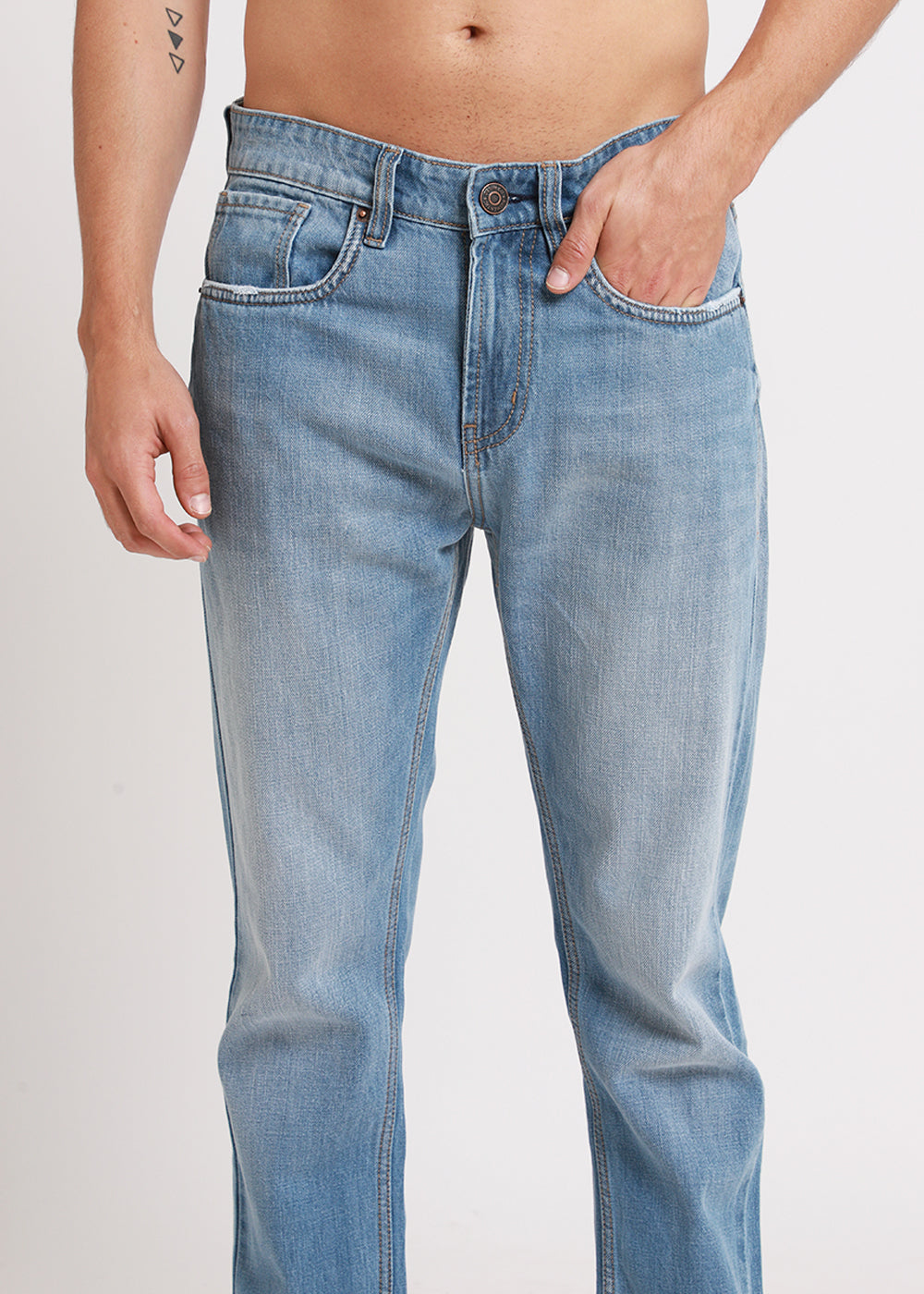 Sea Blue Slim fit Jeans