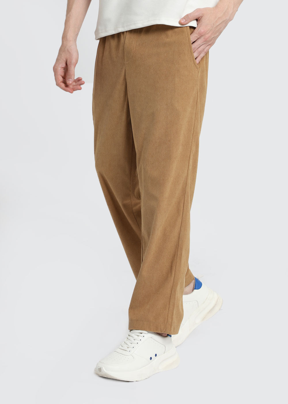 Wood Brown Corduroy Pant