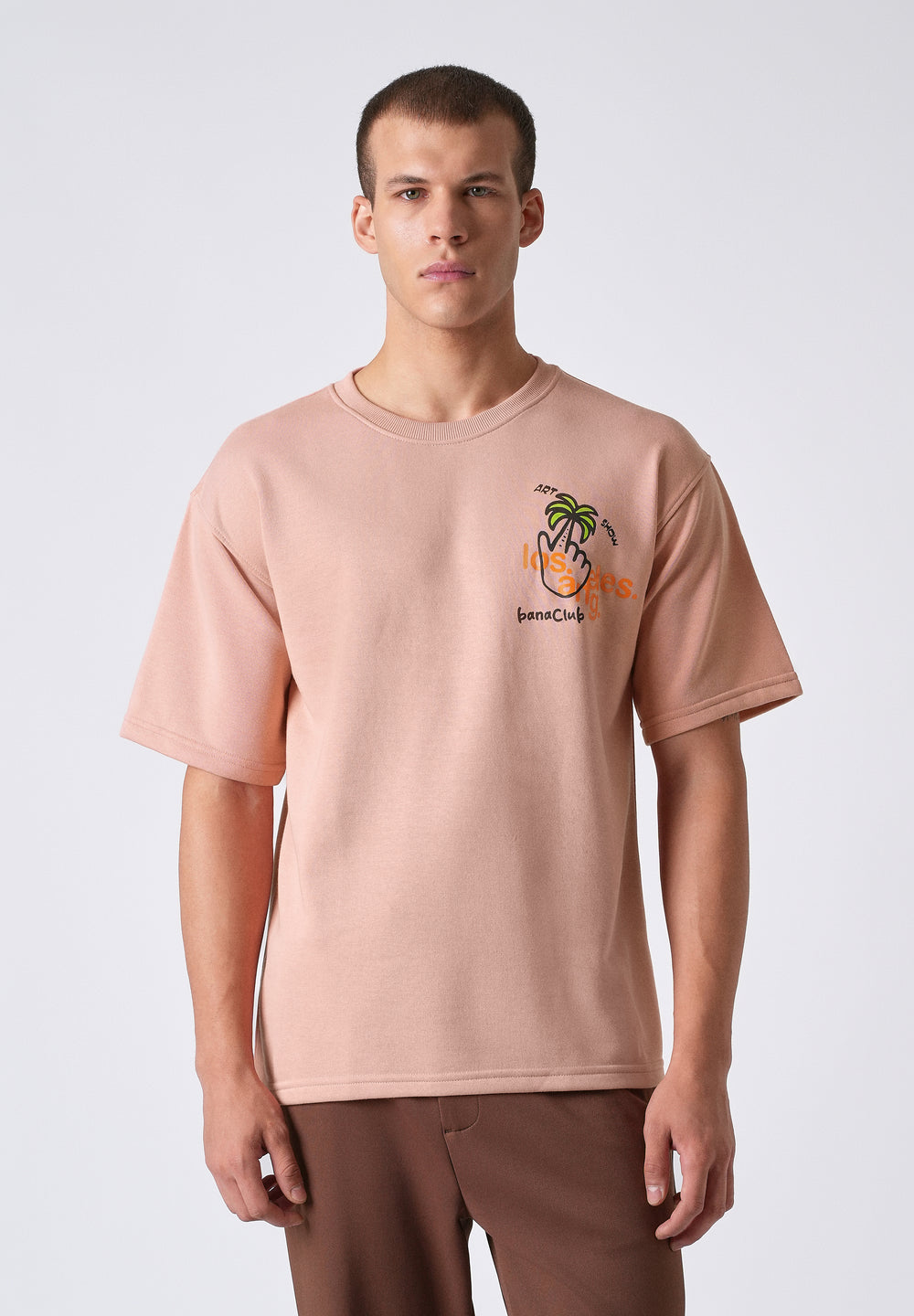 Peach Oversized T-shirt