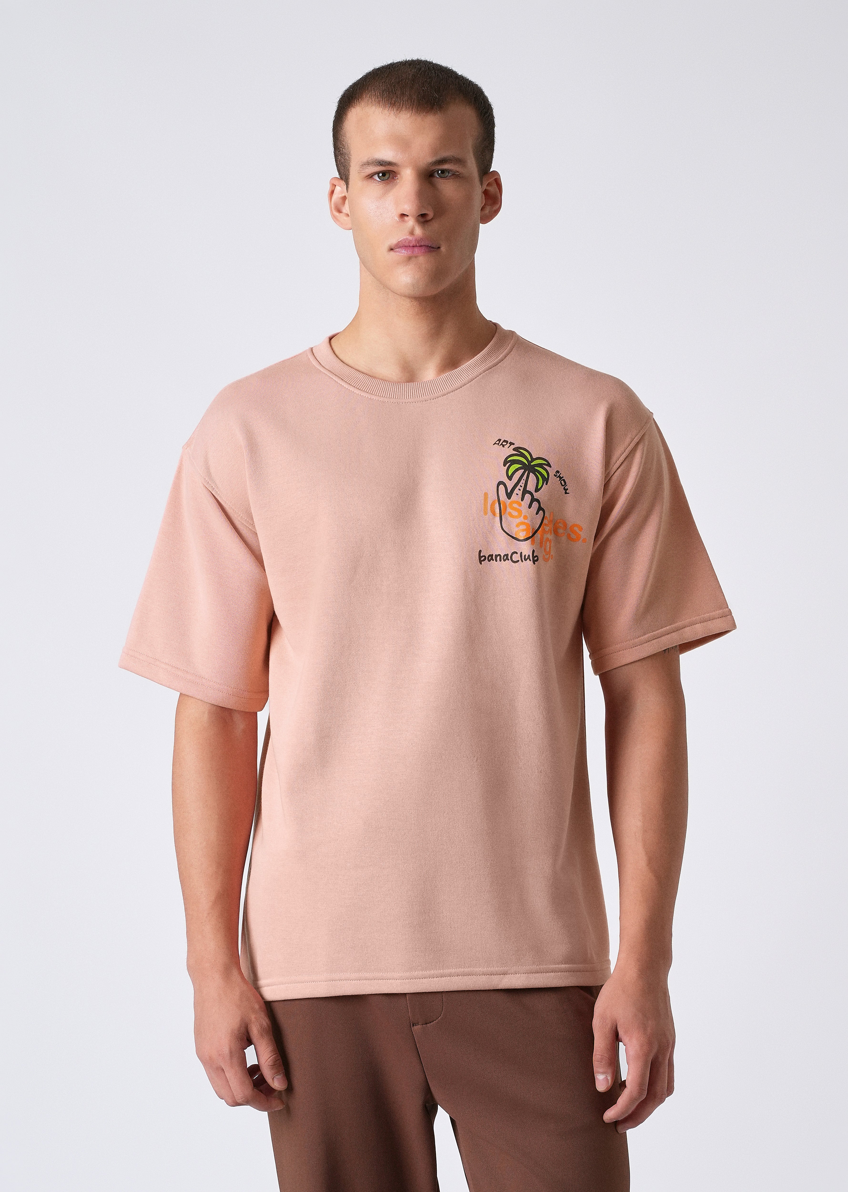 Peach Oversized T-shirt