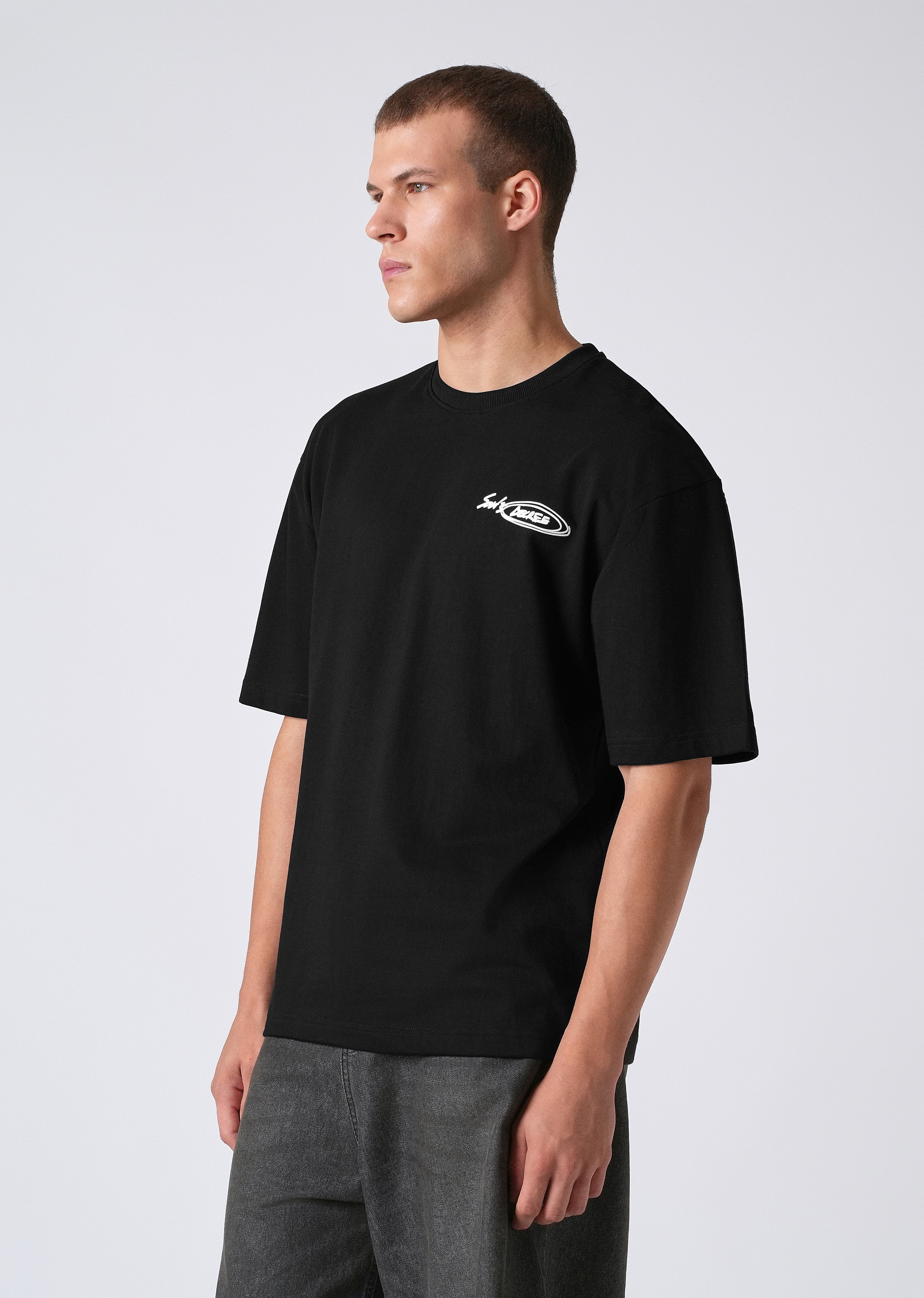 Charcoal Black Oversized T-shirt
