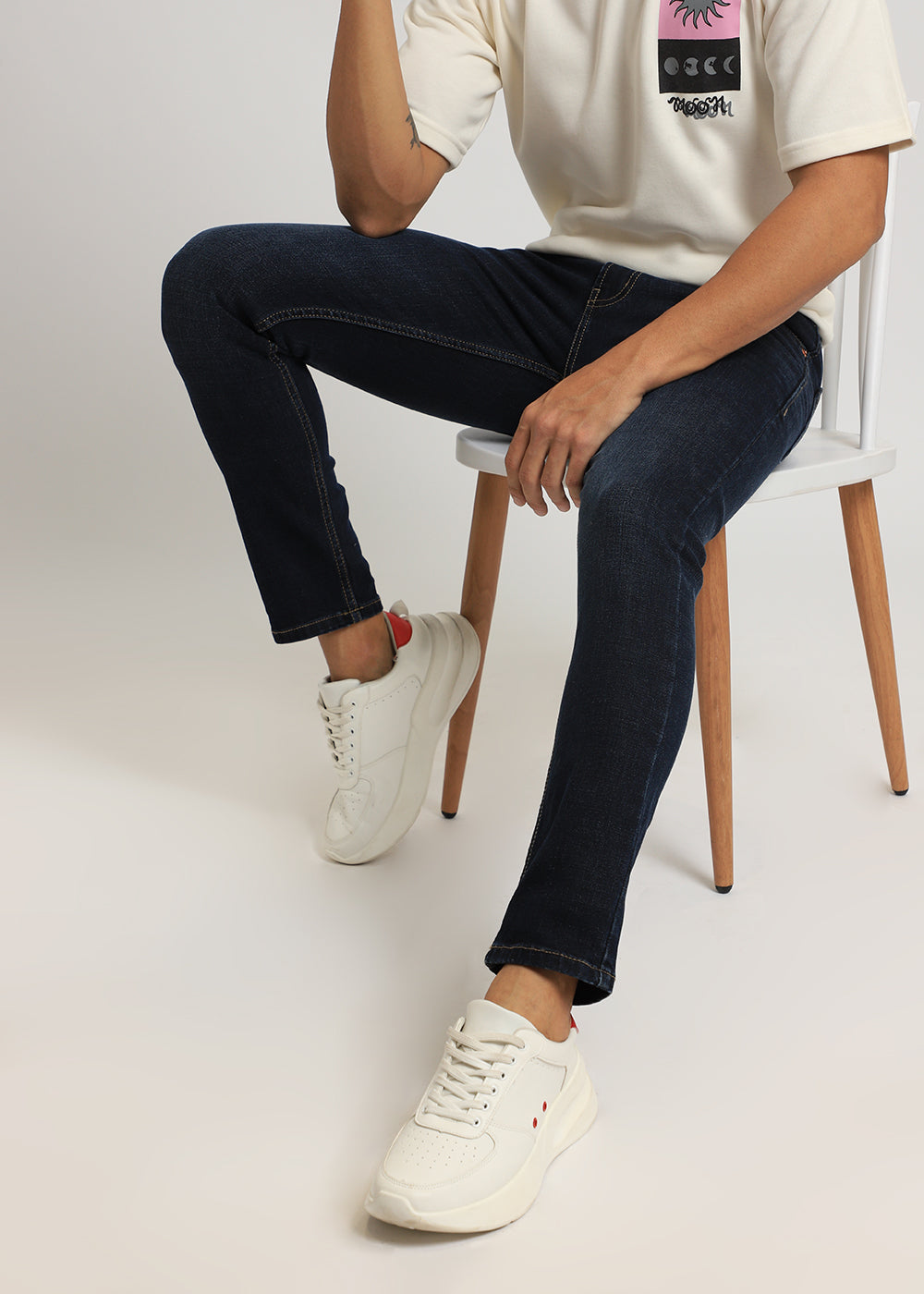Zeel Blue Slim fit Jeans