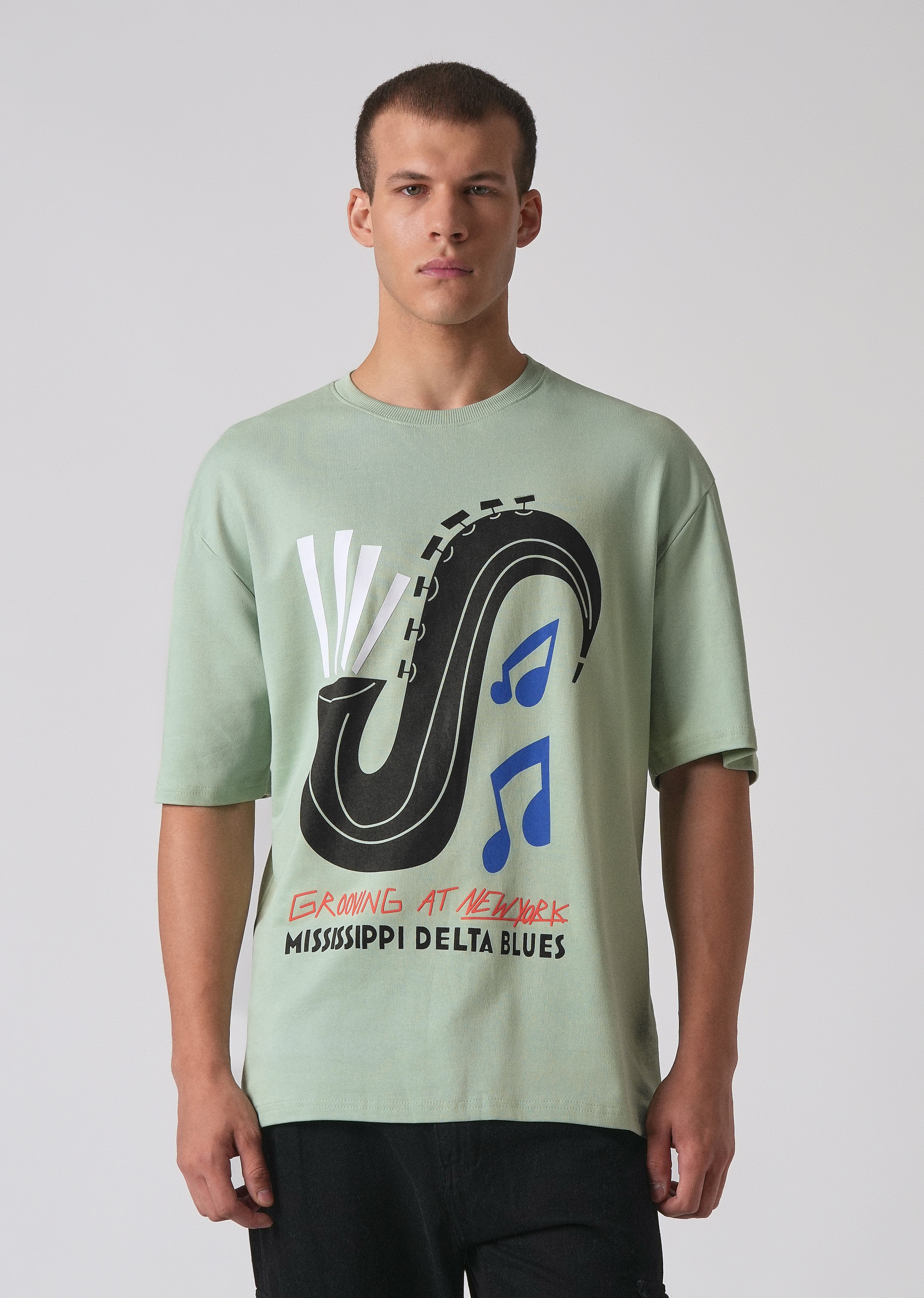 Mint Green Oversized T-shirt