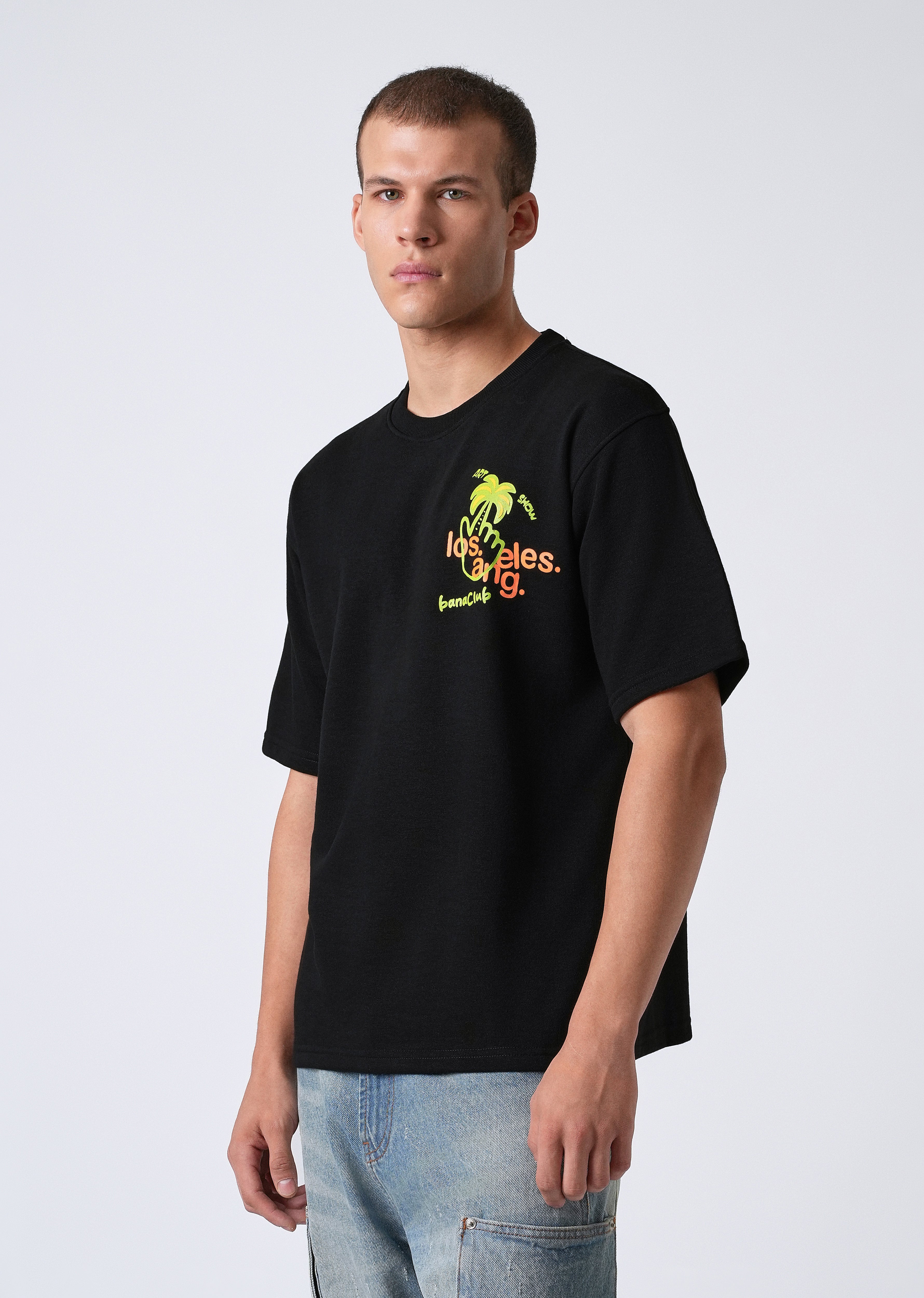 Sable Black Oversized T-shirt