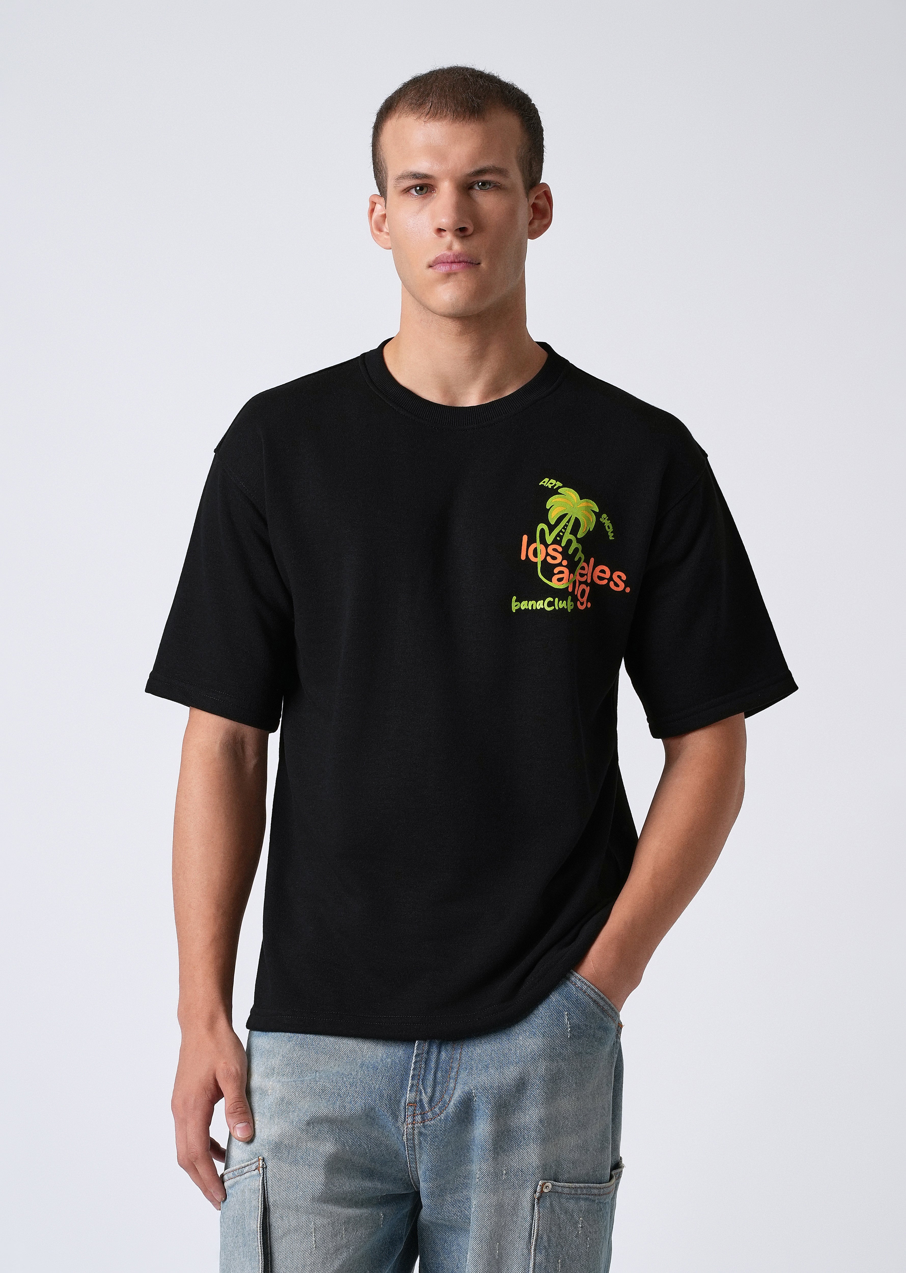 Sable Black Oversized T-shirt