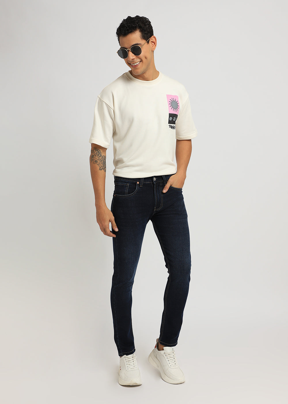 Zeel Blue Slim fit Jeans