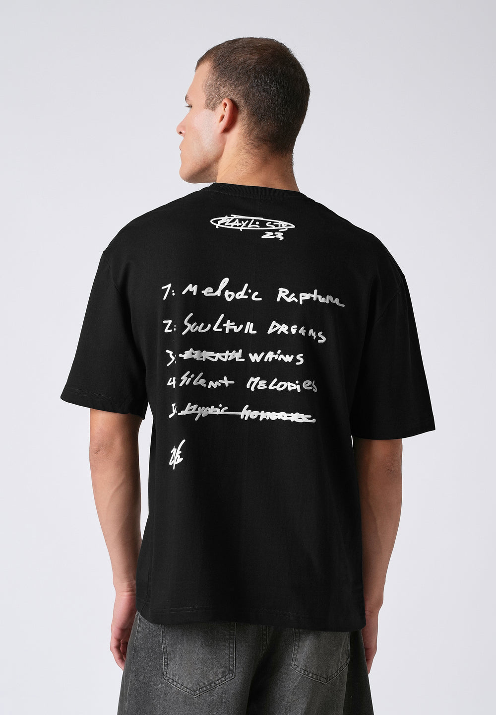 Charcoal Black Oversized T-shirt