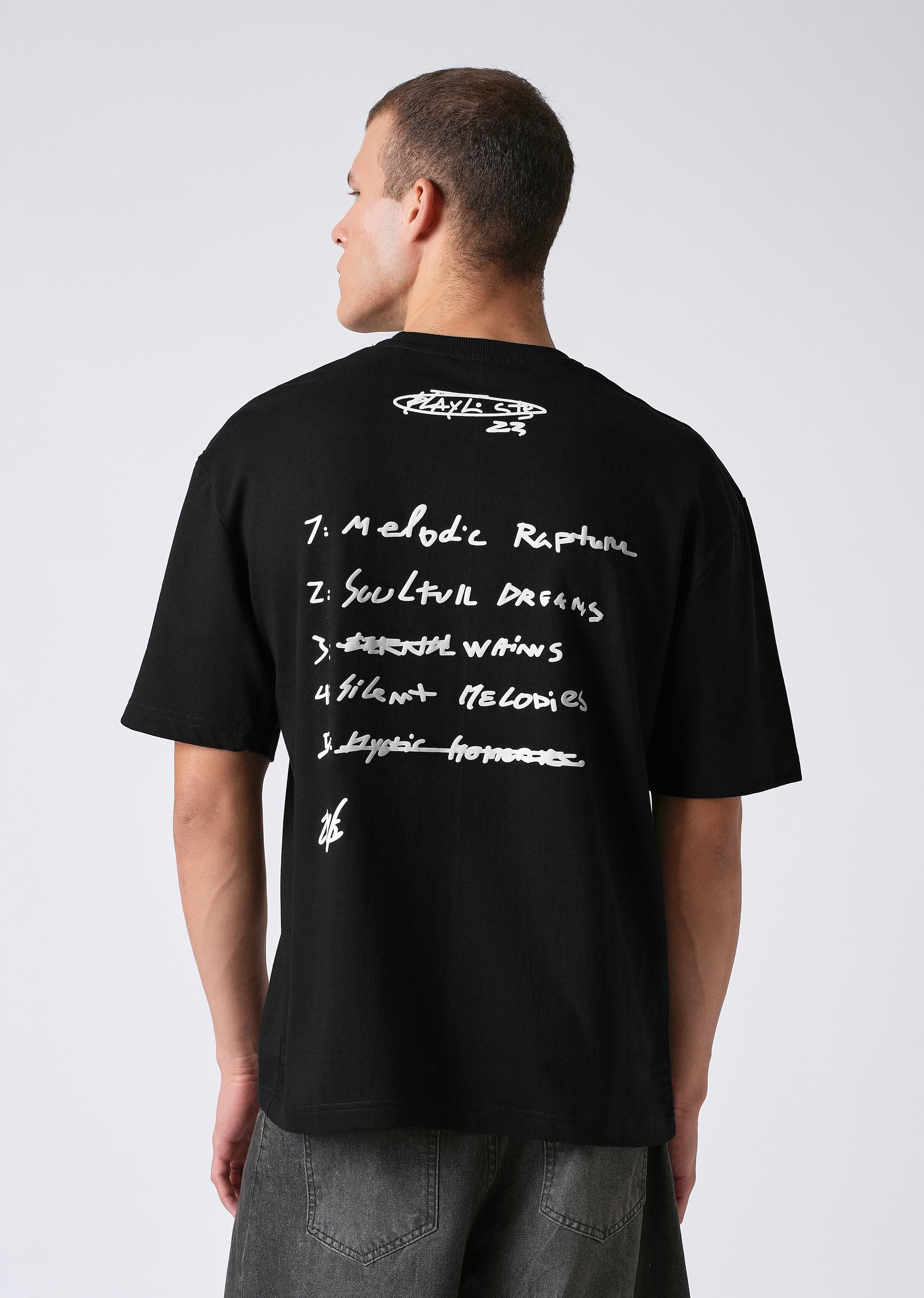 Charcoal Black Oversized T-shirt